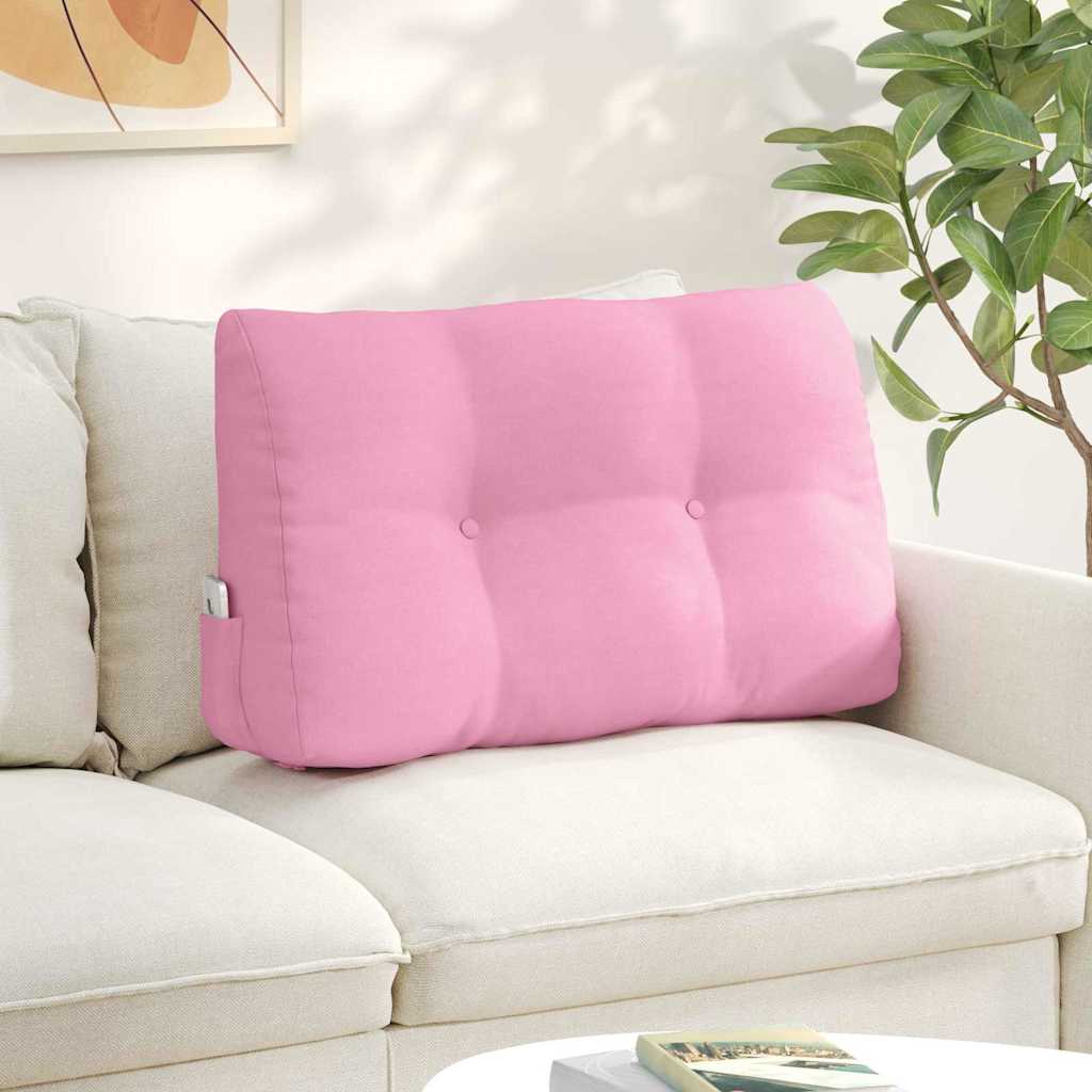 vidaXL Rugkussen Wijnrood 45 x 24 x 50 cm Stof