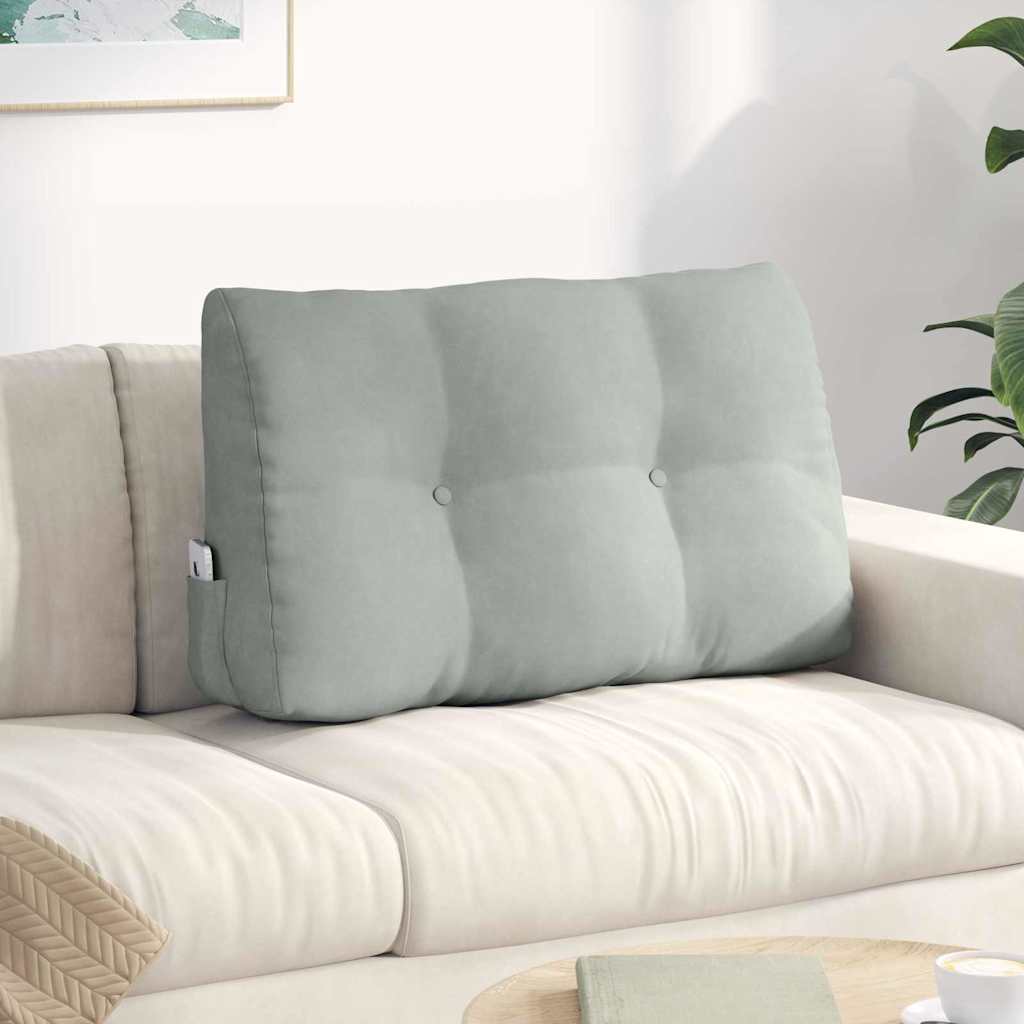 vidaXL Rugkussen Blauw 45 x 24 x 50 cm Fluweel
