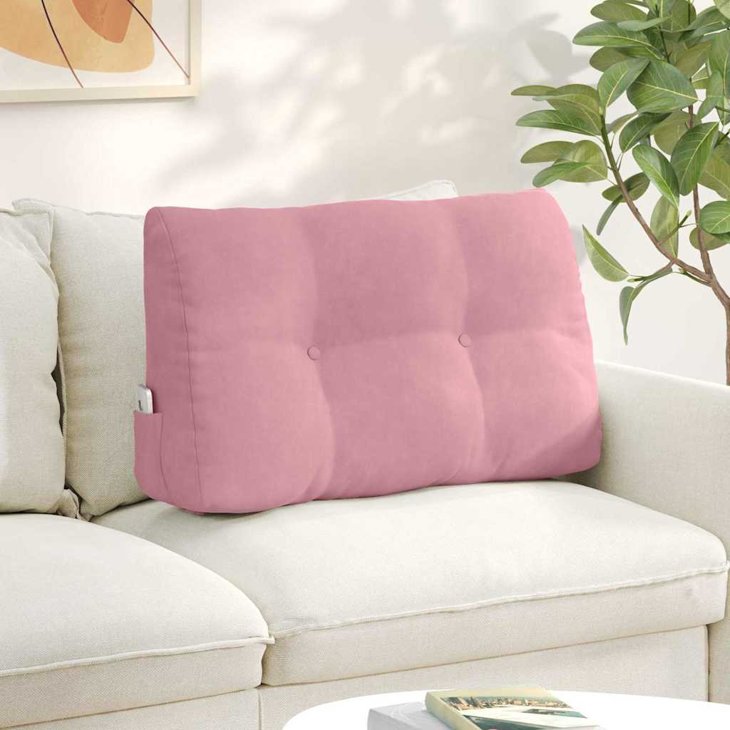 vidaXL Rugkussen Blauw 45 x 24 x 50 cm Fluweel