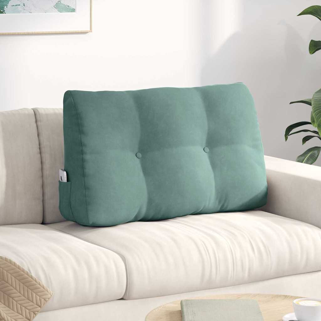 vidaXL Rugkussen Blauw 45 x 24 x 50 cm Fluweel