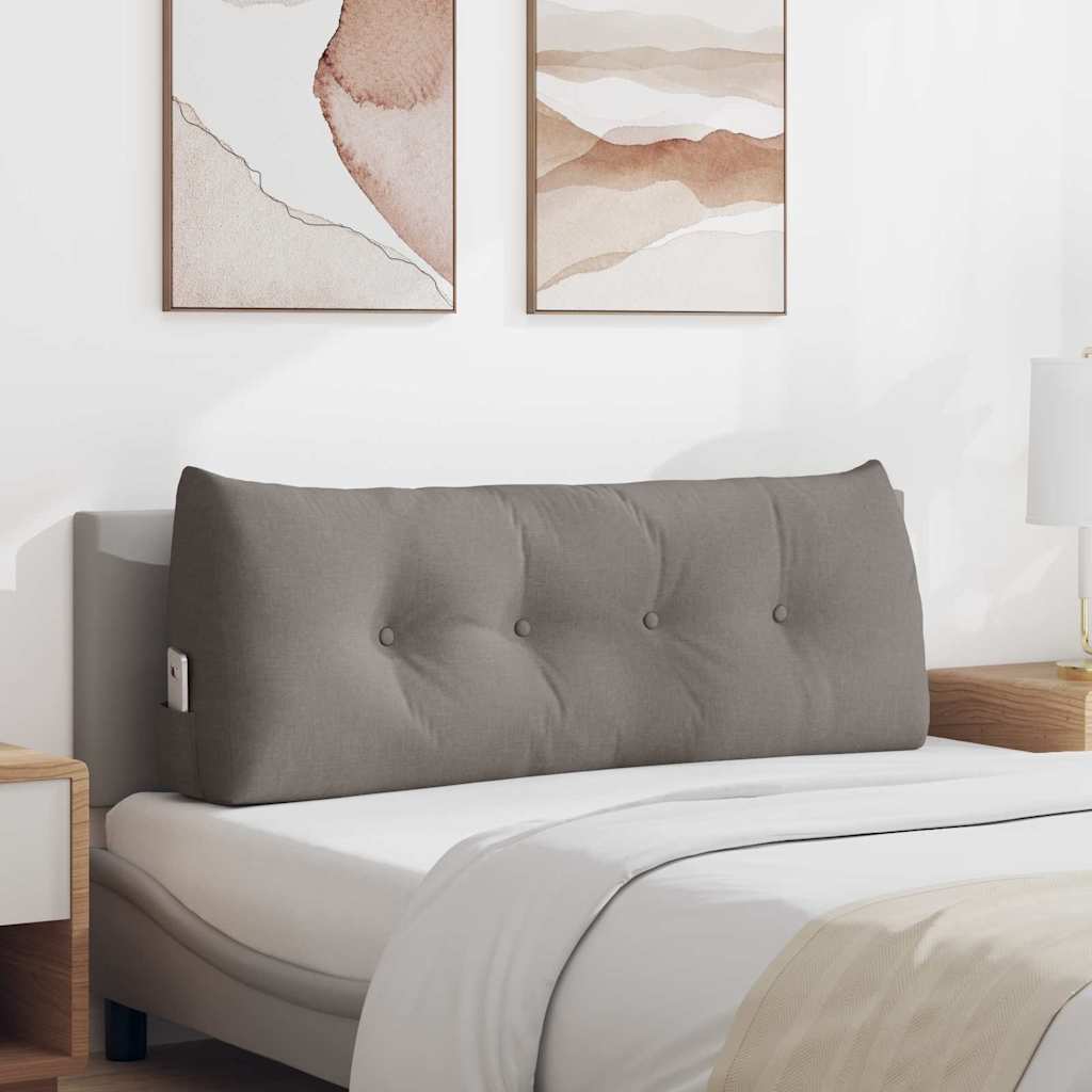 vidaXL Rugkussen Wijnrood 45 x 24 x 50 cm Stof