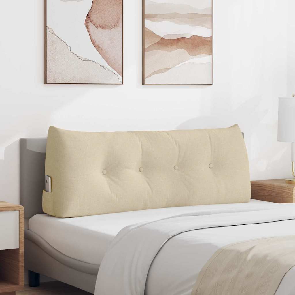 vidaXL Rugkussen Wijnrood 45 x 24 x 50 cm Stof