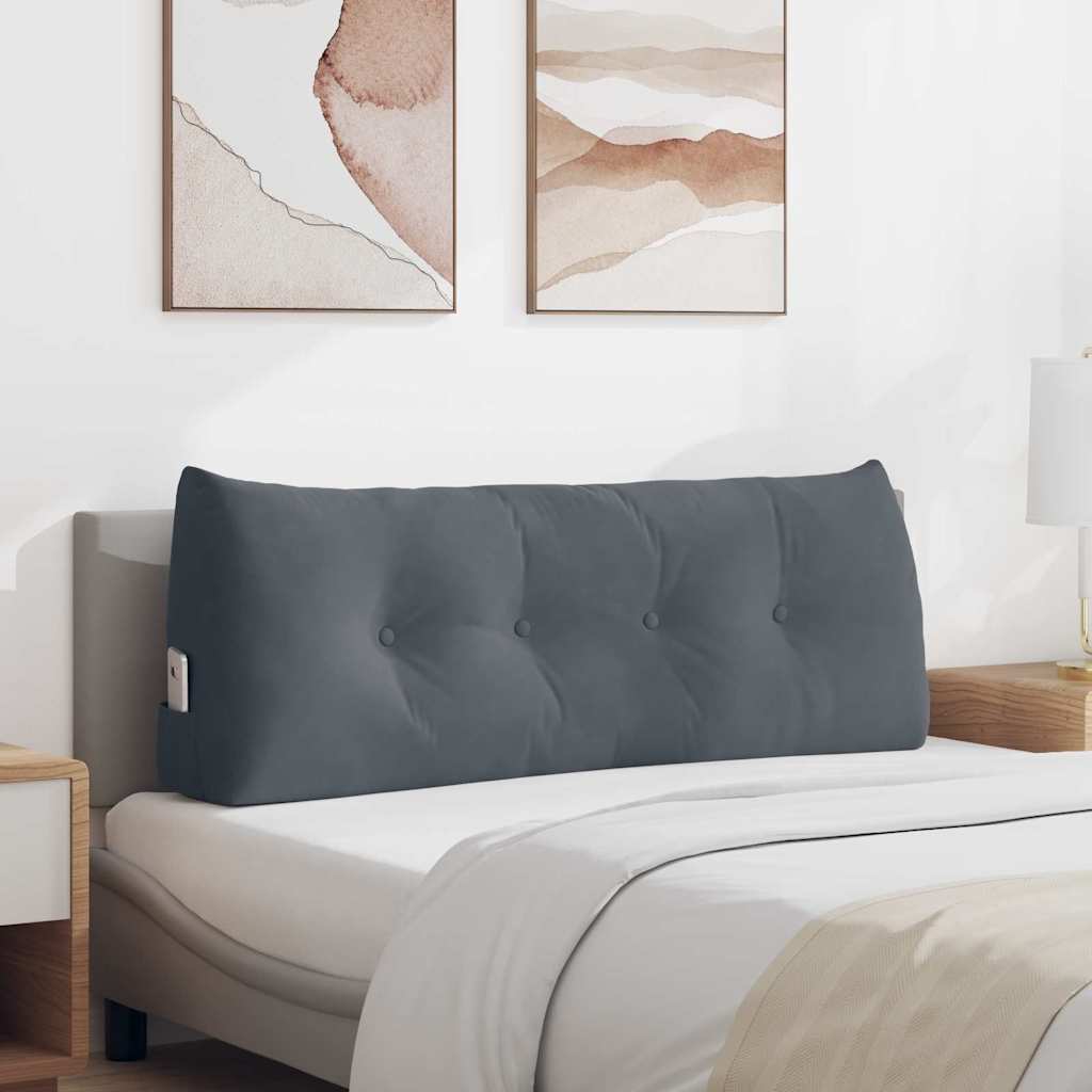 vidaXL Rugkussen Blauw 45 x 24 x 50 cm Fluweel