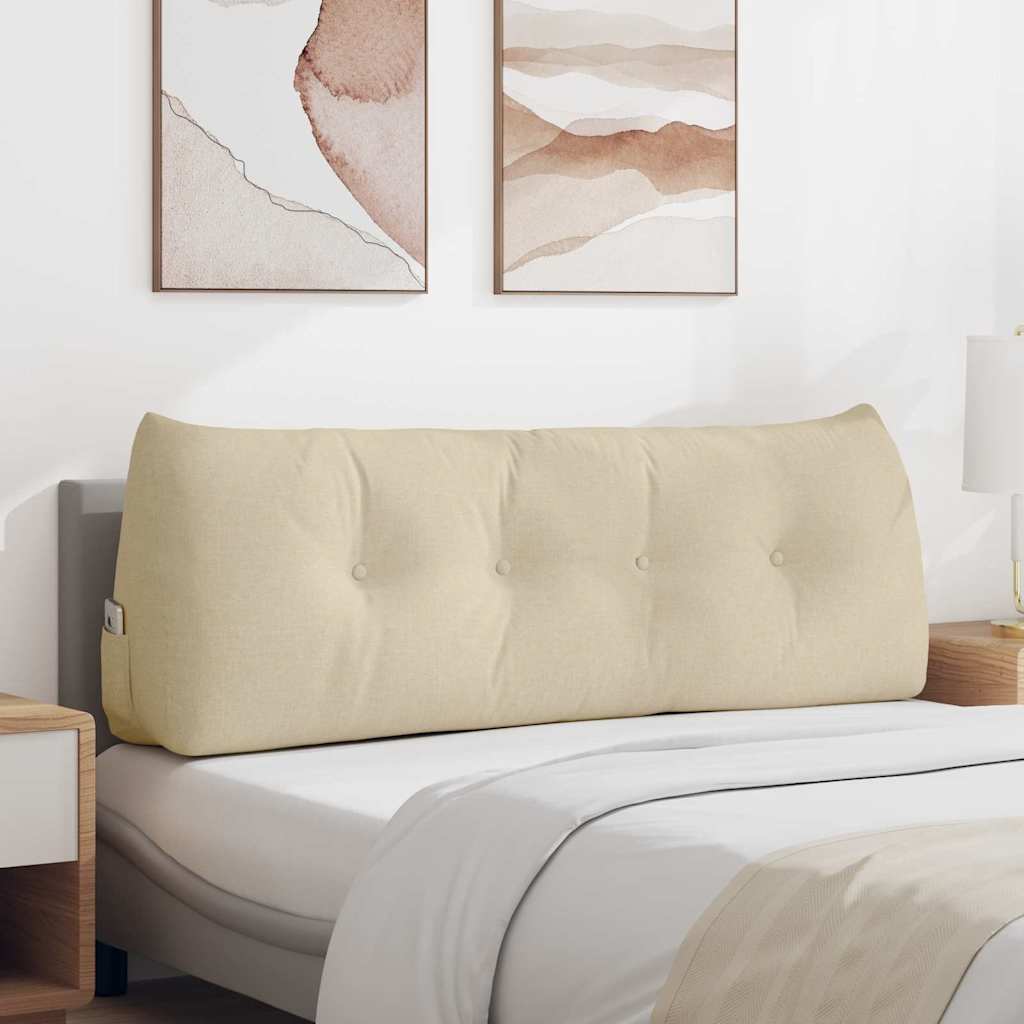 vidaXL Rugkussen Wijnrood 45 x 24 x 50 cm Stof