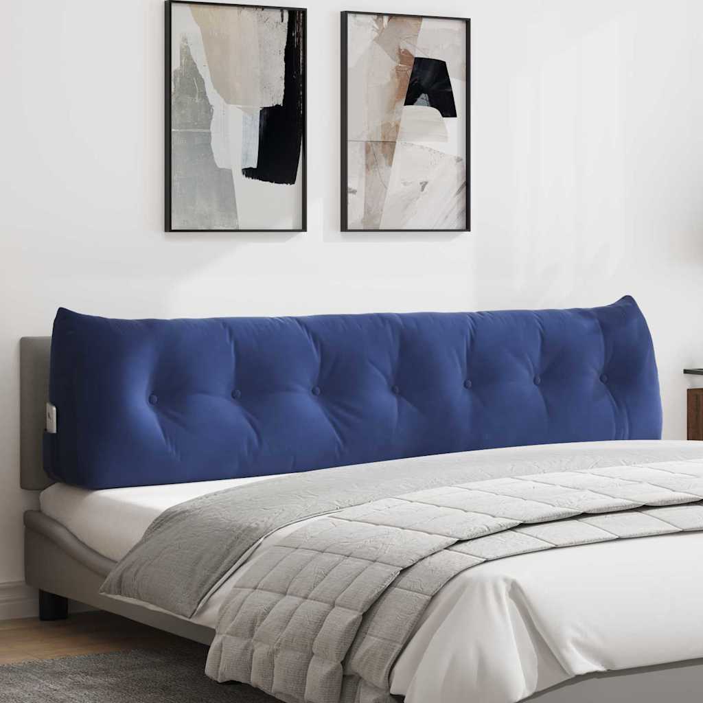 vidaXL Rugkussen Blauw 45 x 24 x 50 cm Fluweel