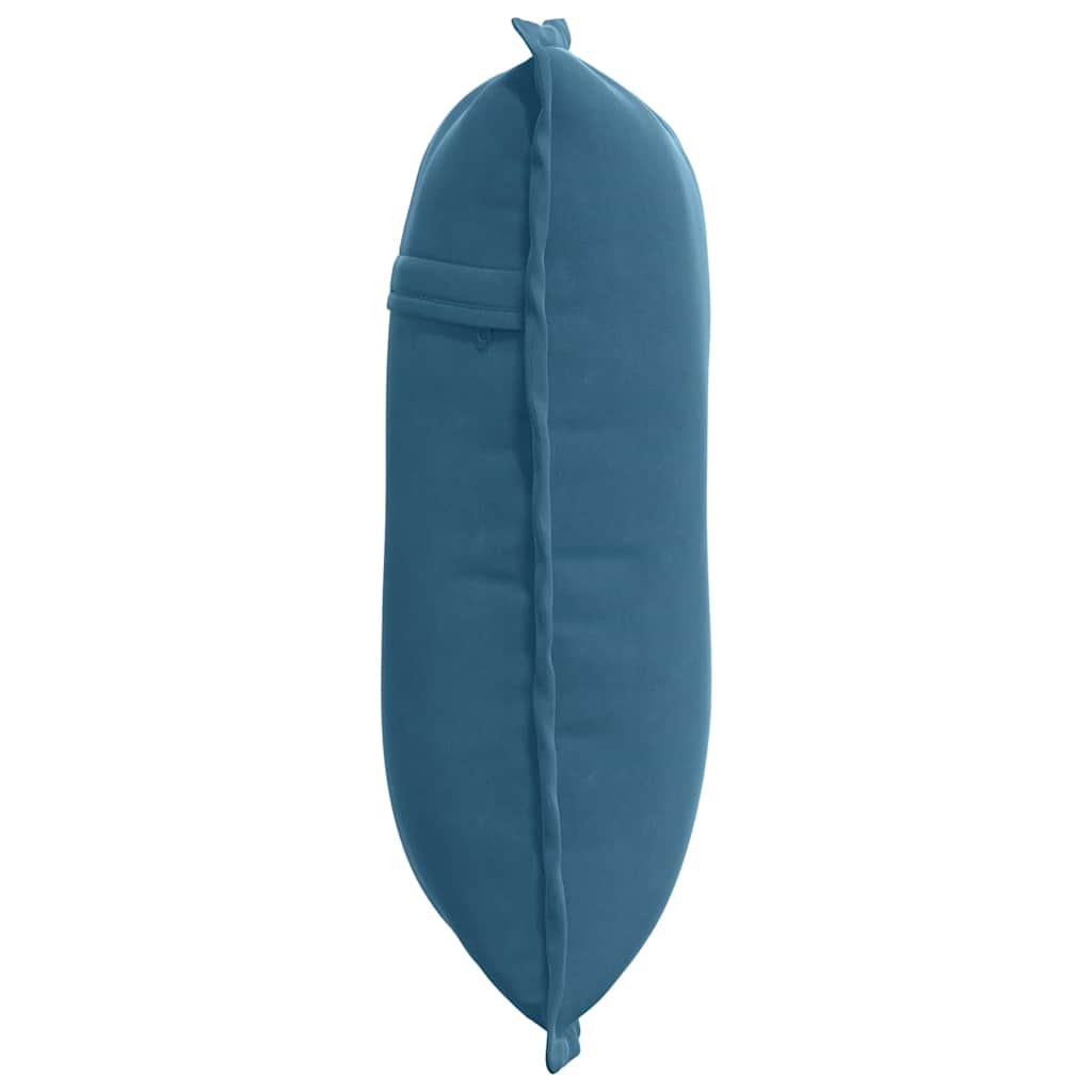 vidaXL Rugkussen Blauw 50 x 45 cm Katoen Stof
