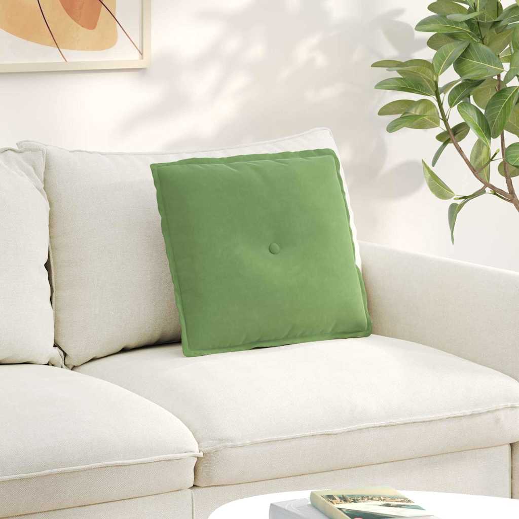 vidaXL Rugkussen Blauw 50 x 45 cm Katoen Stof