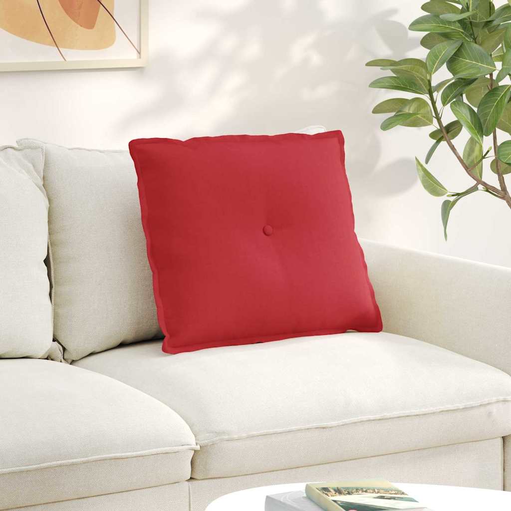 vidaXL Rugkussen Lichtgrijs 50 x 19 x 45 cm Stof