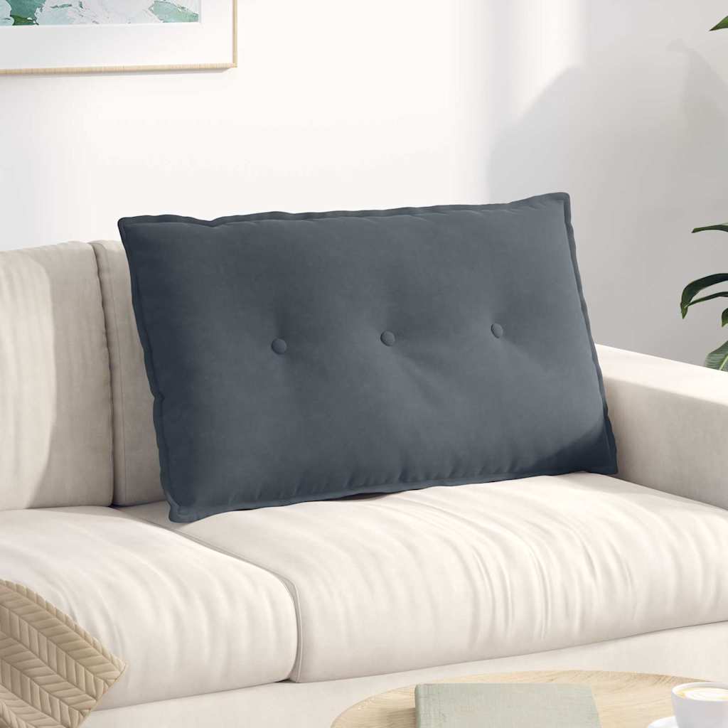 vidaXL Rugkussen Blauw 50 x 45 cm Katoen Stof