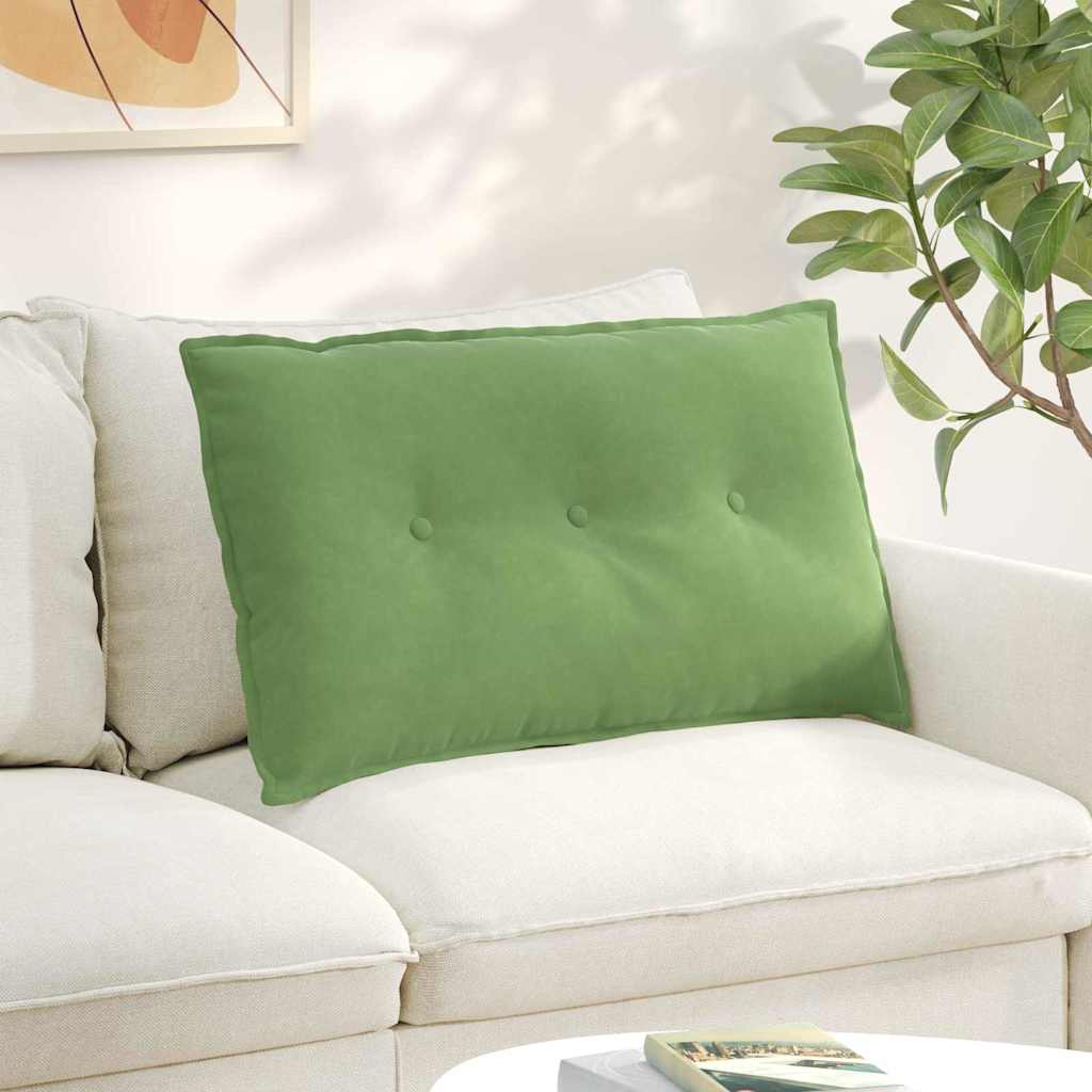 vidaXL Rugkussen Blauw 50 x 45 cm Katoen Stof