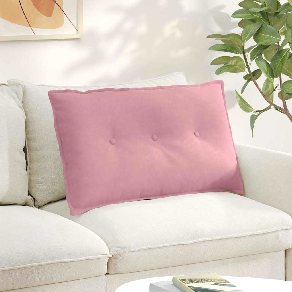 vidaXL Rugkussen Blauw 50 x 45 cm Katoen Stof