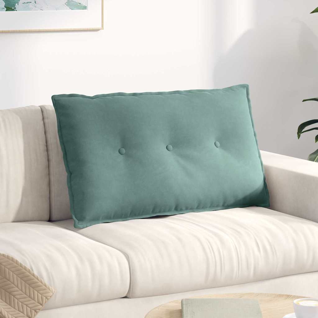 vidaXL Rugkussen Blauw 50 x 45 cm Katoen Stof