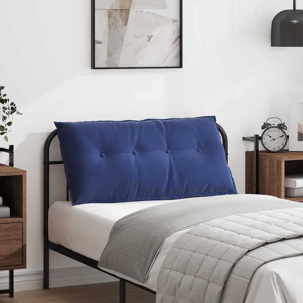 vidaXL Rugkussen Blauw 50 x 45 cm Katoen Stof