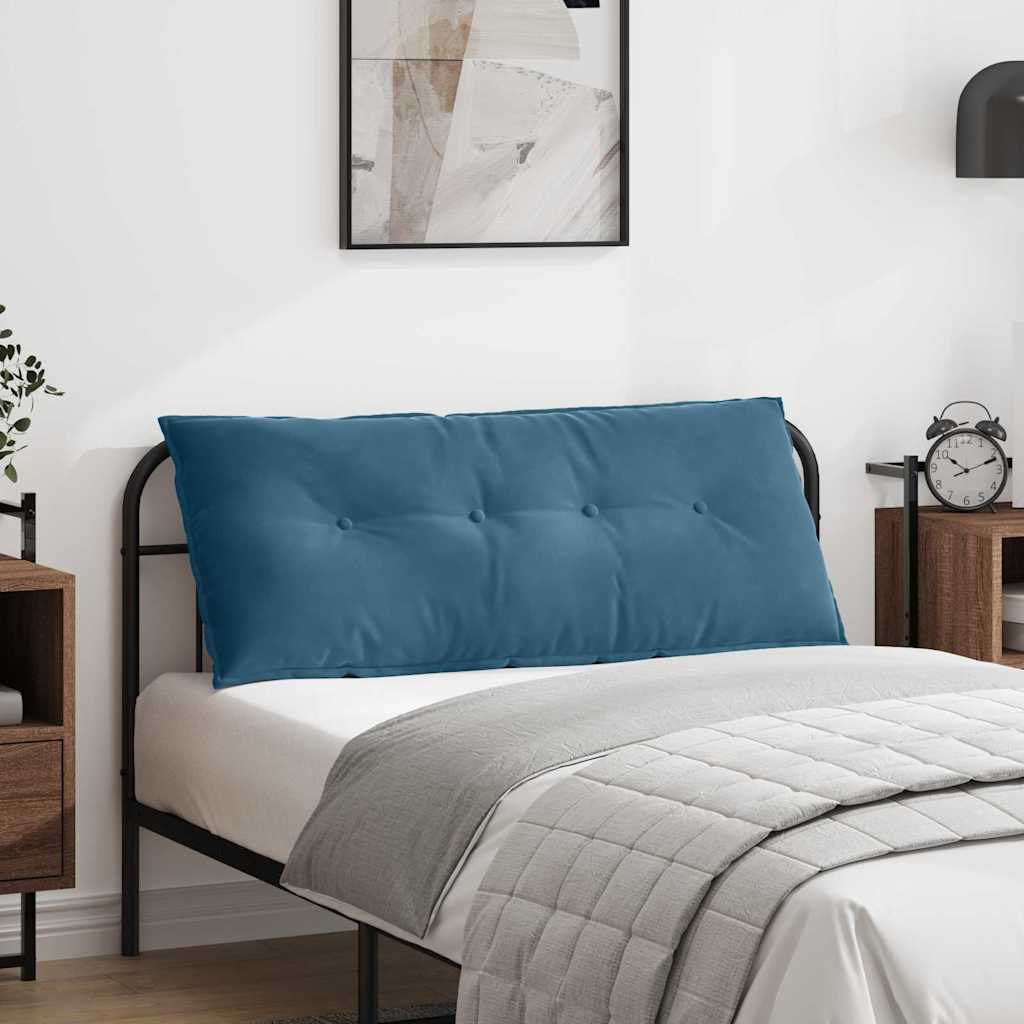 vidaXL Rugkussen Blauw 50 x 45 cm Katoen Stof