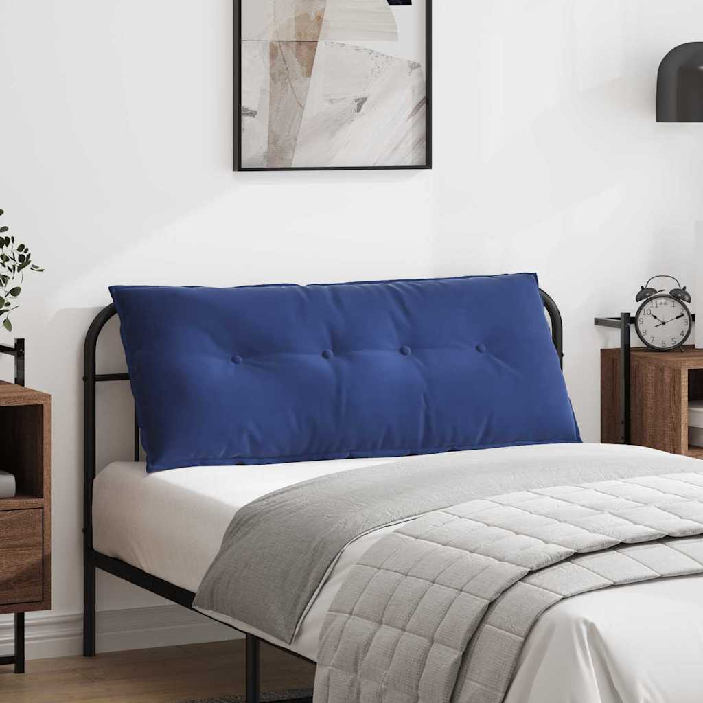 vidaXL Rugkussen Blauw 50 x 45 cm Katoen Stof
