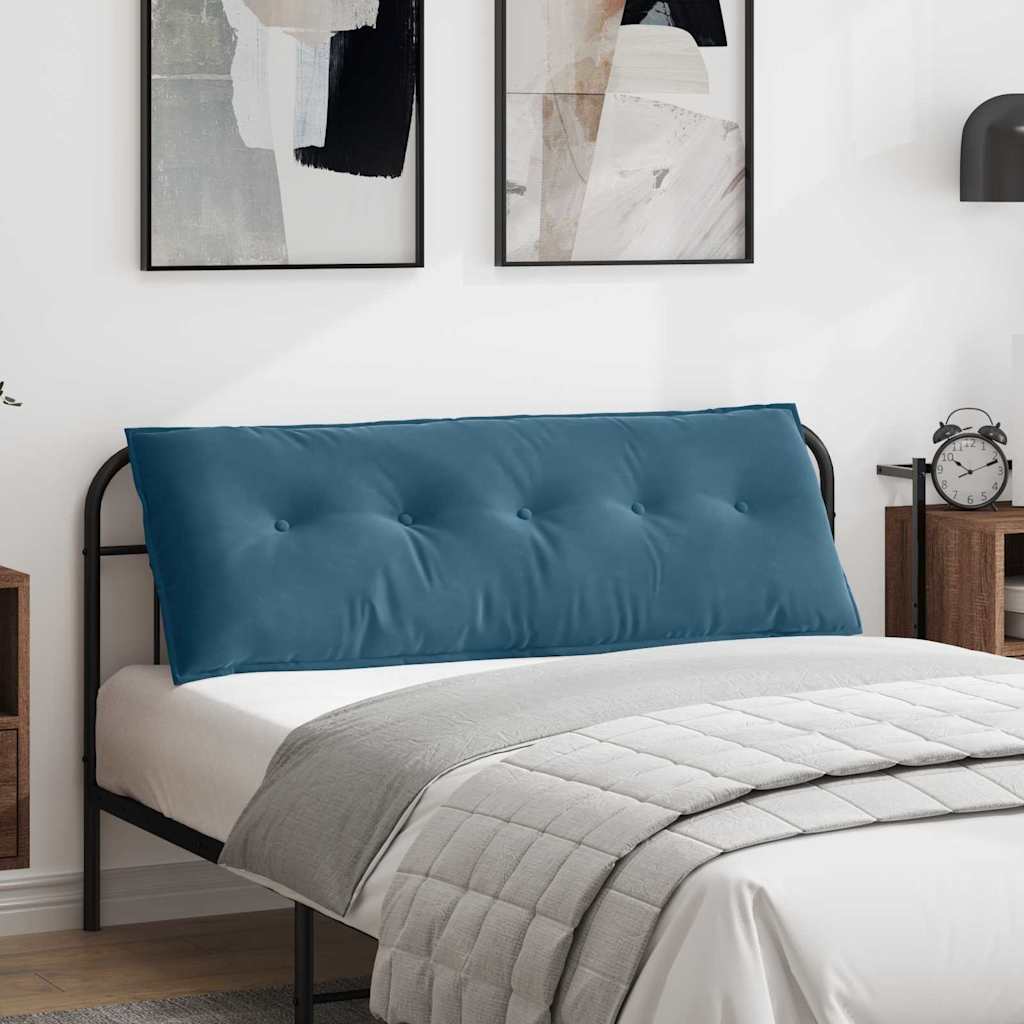vidaXL Rugkussen Blauw 50 x 45 cm Katoen Stof
