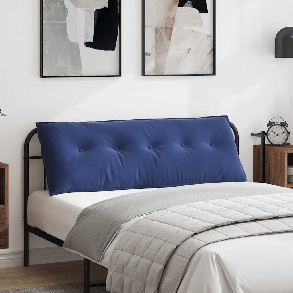 vidaXL Rugkussen Blauw 50 x 45 cm Katoen Stof