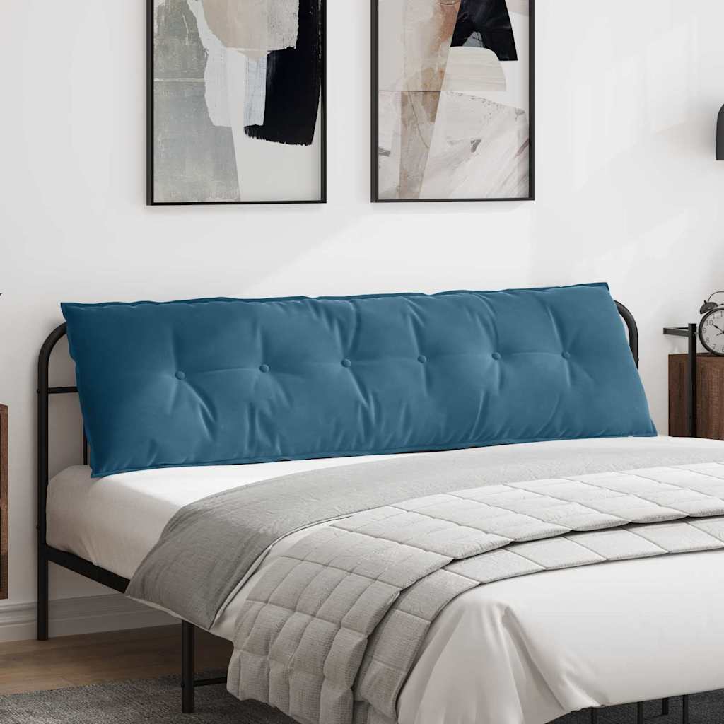vidaXL Rugkussen Blauw 50 x 45 cm Katoen Stof