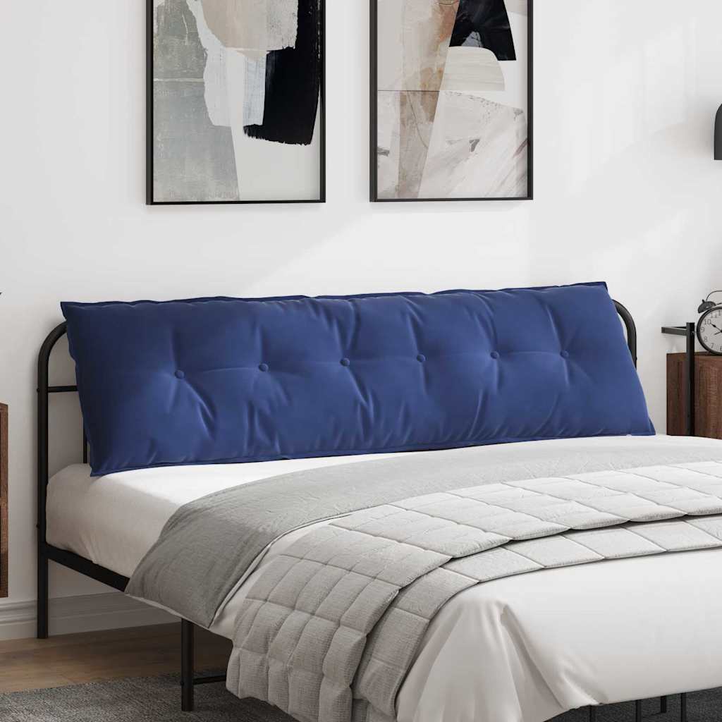vidaXL Rugkussen Blauw 50 x 45 cm Katoen Stof