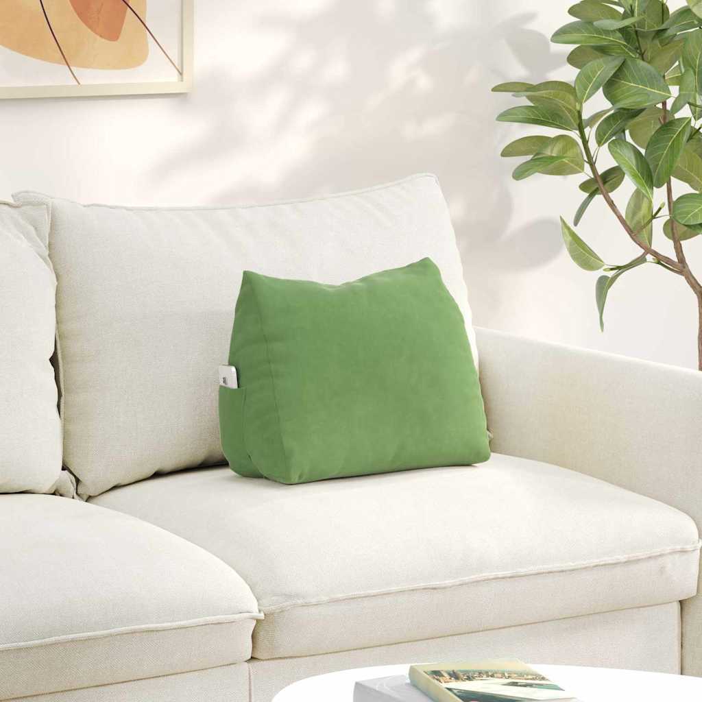 vidaXL Rugkussen Blauw 45 x 20 x 35 cm Katoen Stof