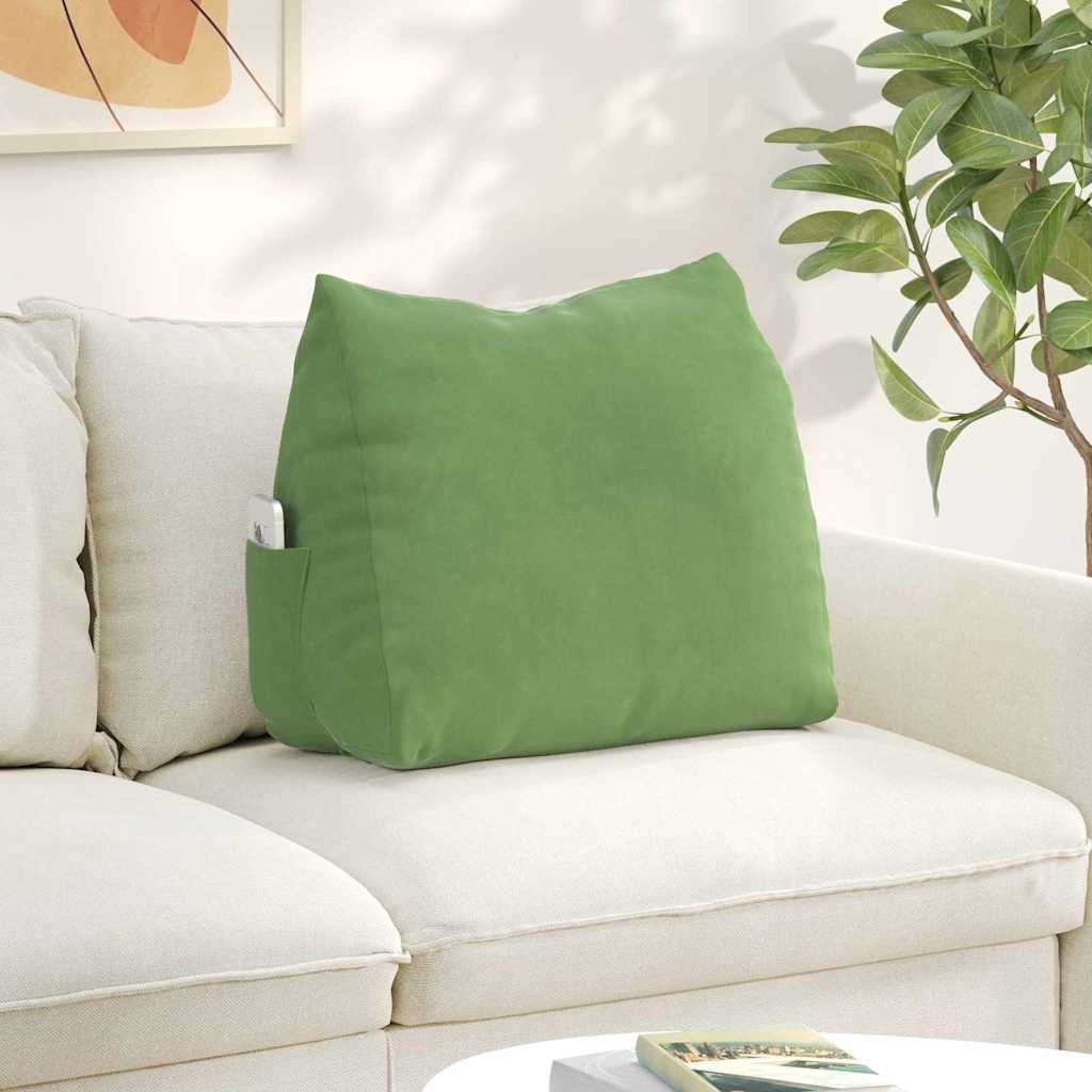 vidaXL Rugkussen Blauw 45 x 20 x 35 cm Katoen Stof