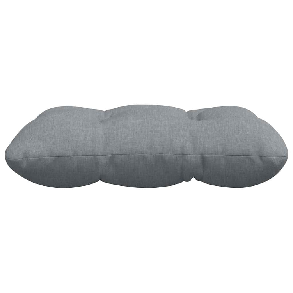 vidaXL Zitkussens 4 pcs Lichtgrijs 40 x 40 x 12 cm Stof