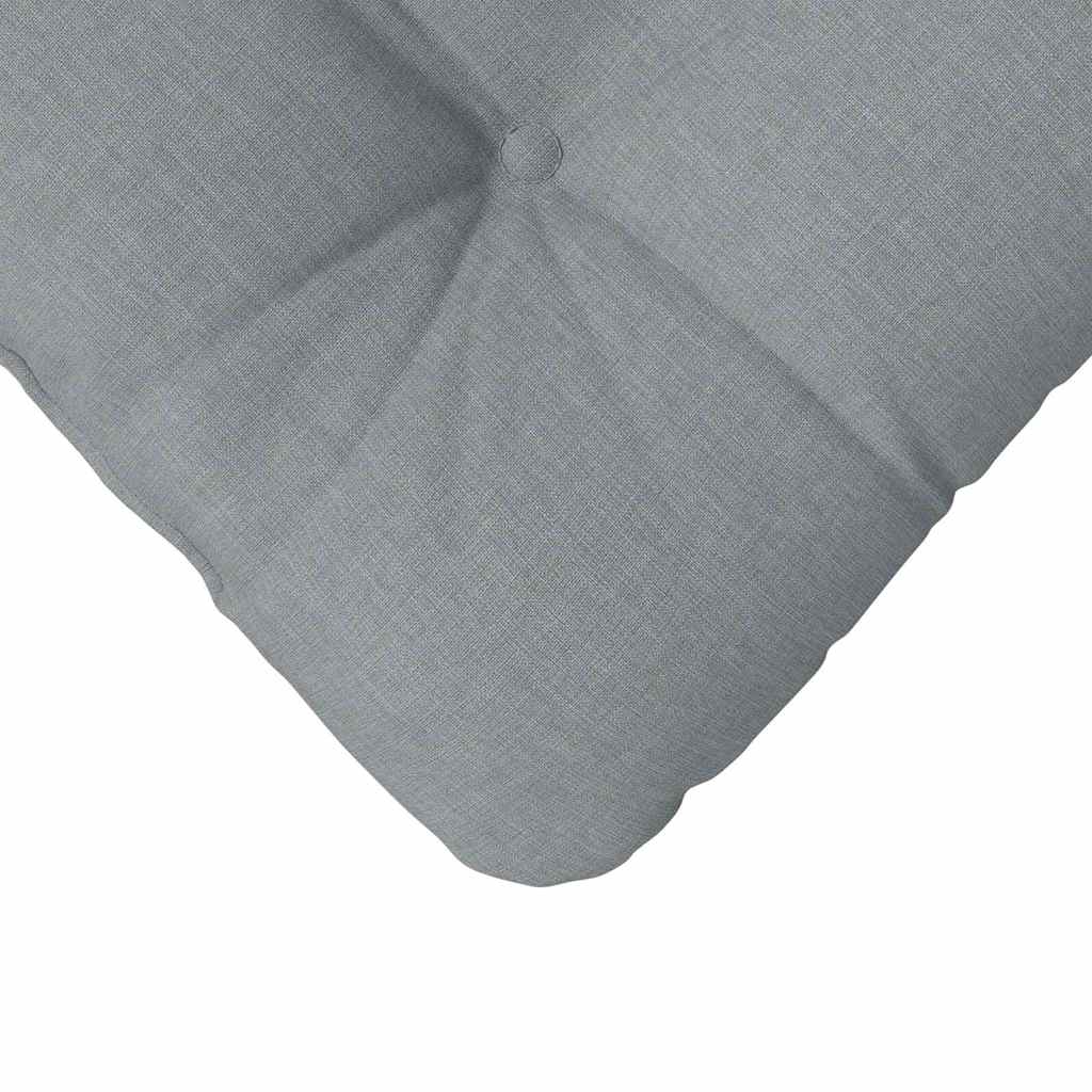 vidaXL Zitkussens 4 pcs Lichtgrijs 40 x 40 x 12 cm Stof