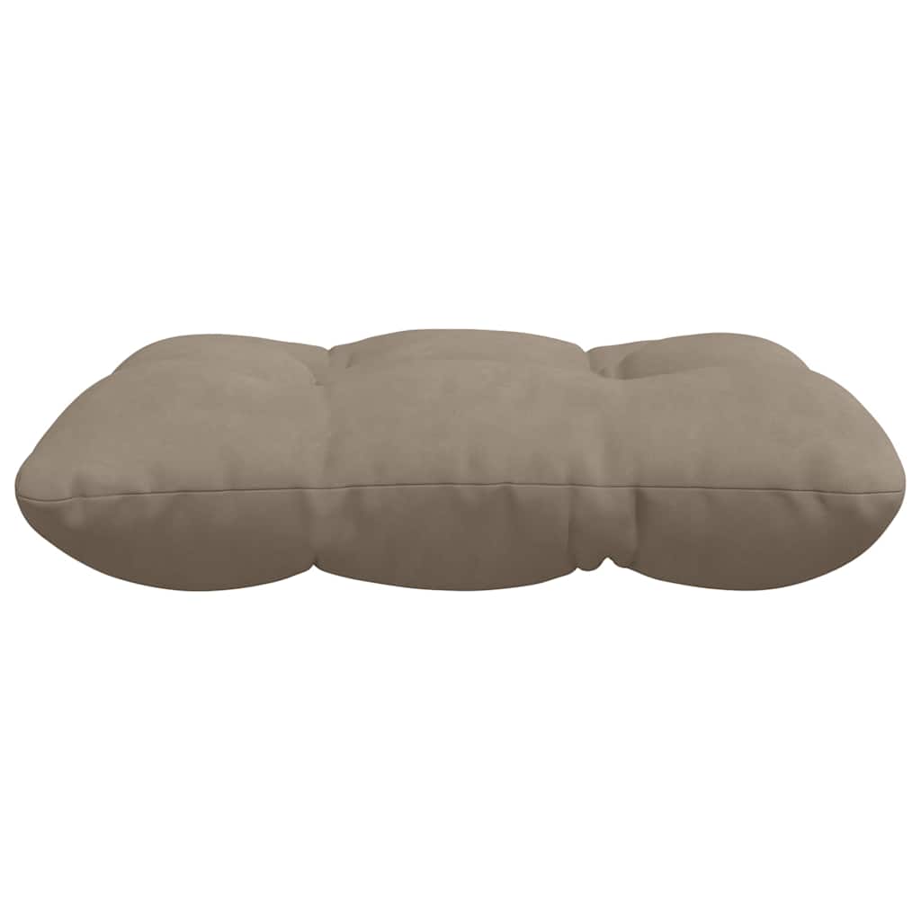 vidaXL Zitkussens 4 pcs Taupe 40 x 40 cm Microvezel Stof