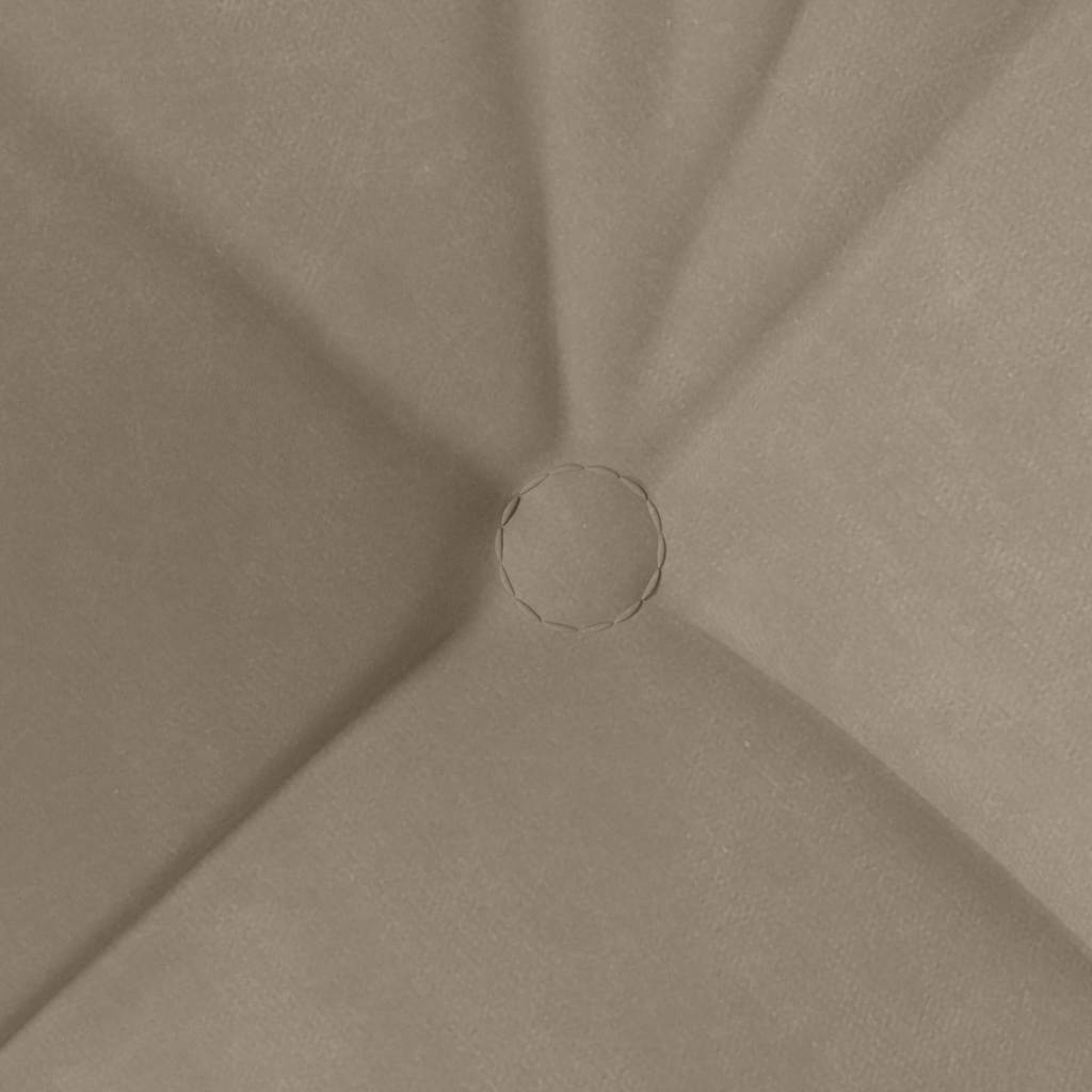 vidaXL Zitkussens 4 pcs Taupe 40 x 40 cm Microvezel Stof