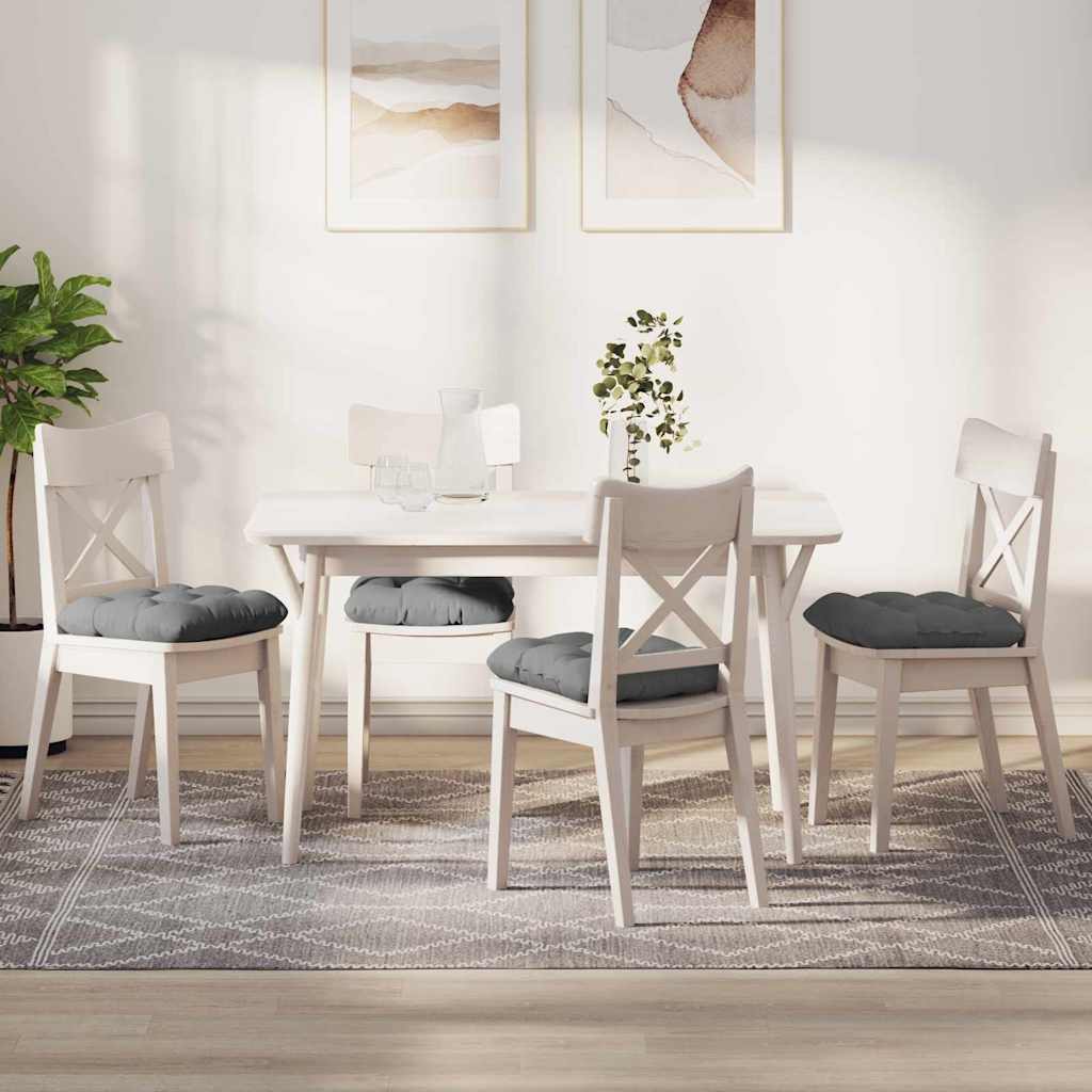 vidaXL Zitkussens 4 pcs Taupe 40 x 40 cm Microvezel Stof
