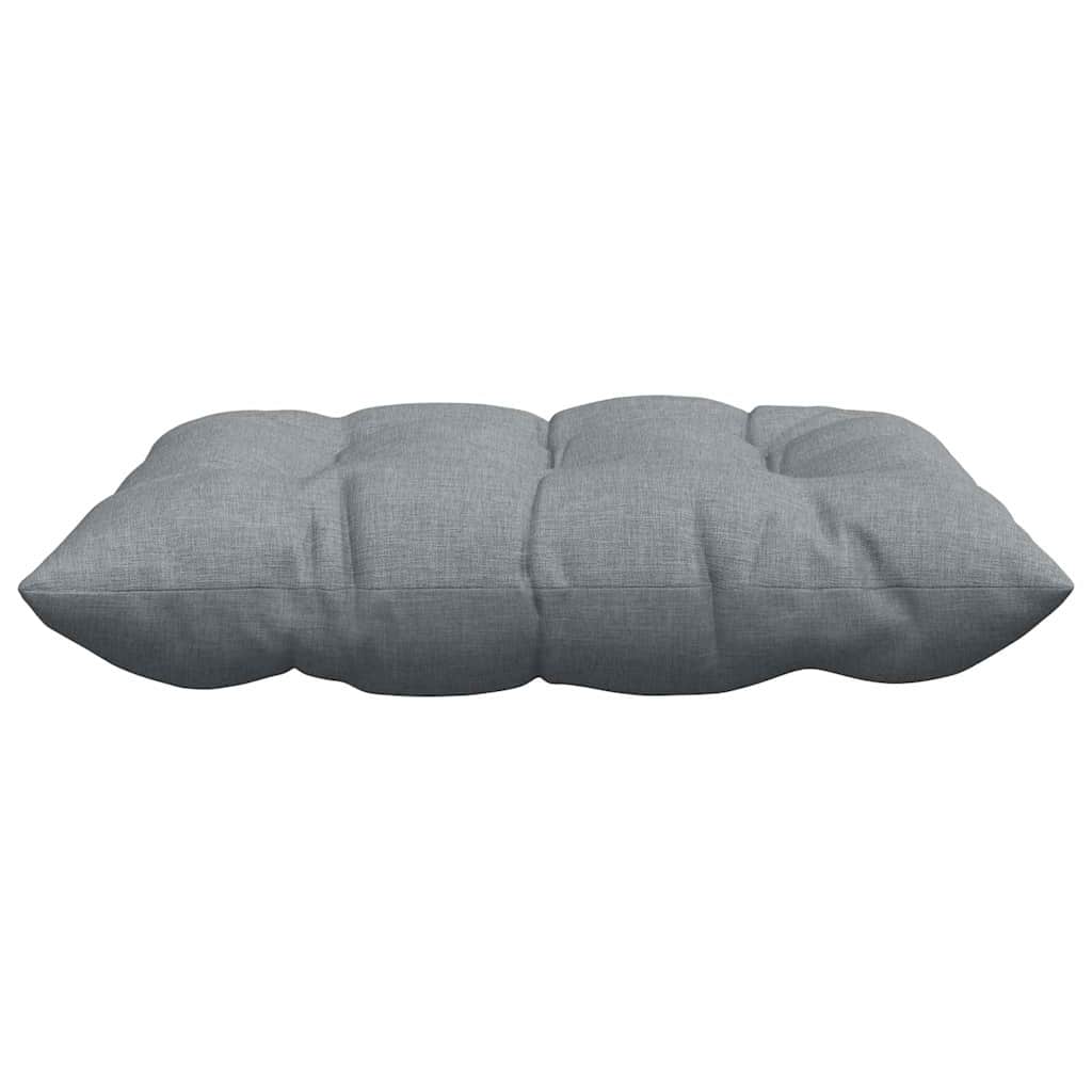 vidaXL Zitkussens 2 pcs Lichtgrijs 40 x 40 x 6 cm Stof