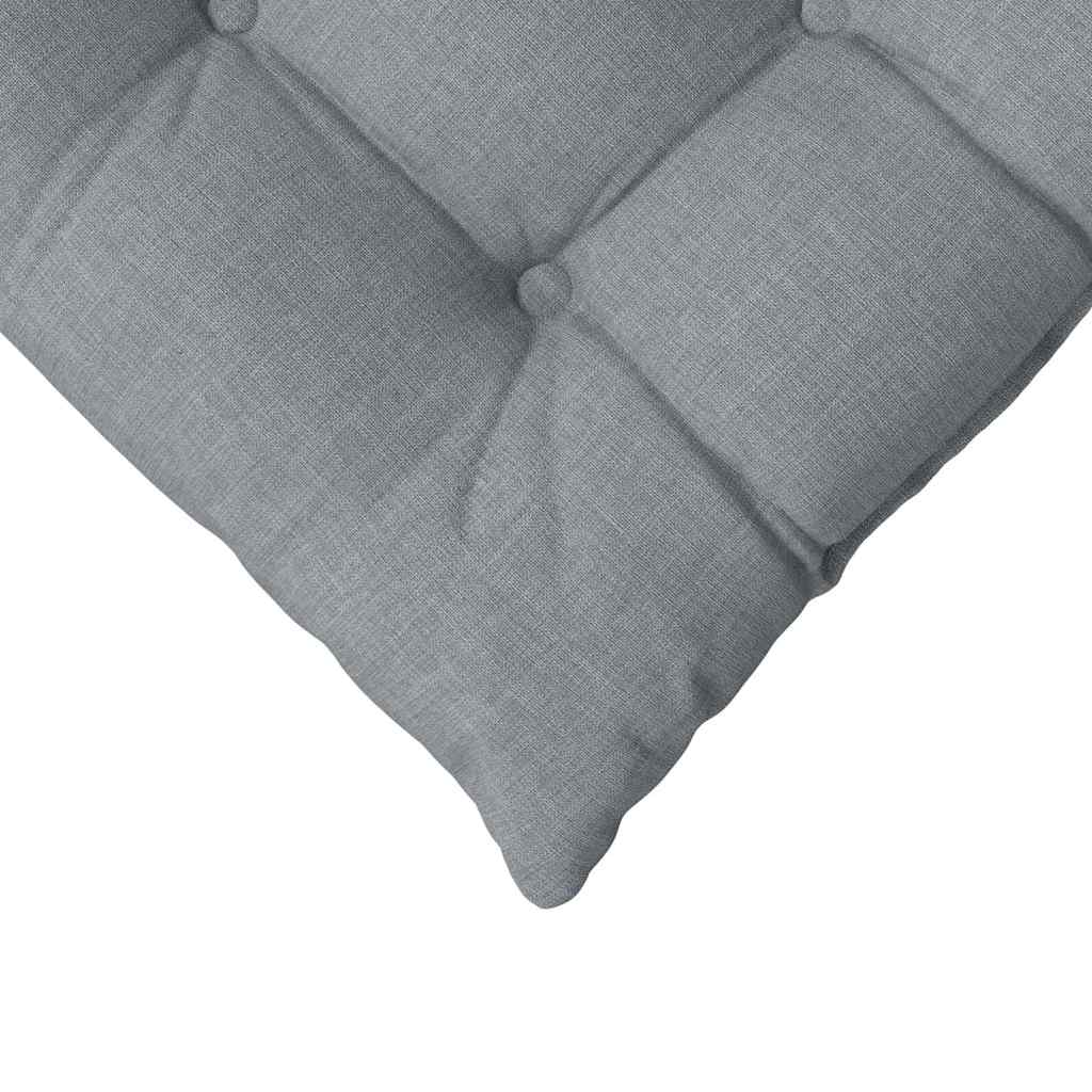 vidaXL Zitkussens 2 pcs Lichtgrijs 40 x 40 x 6 cm Stof