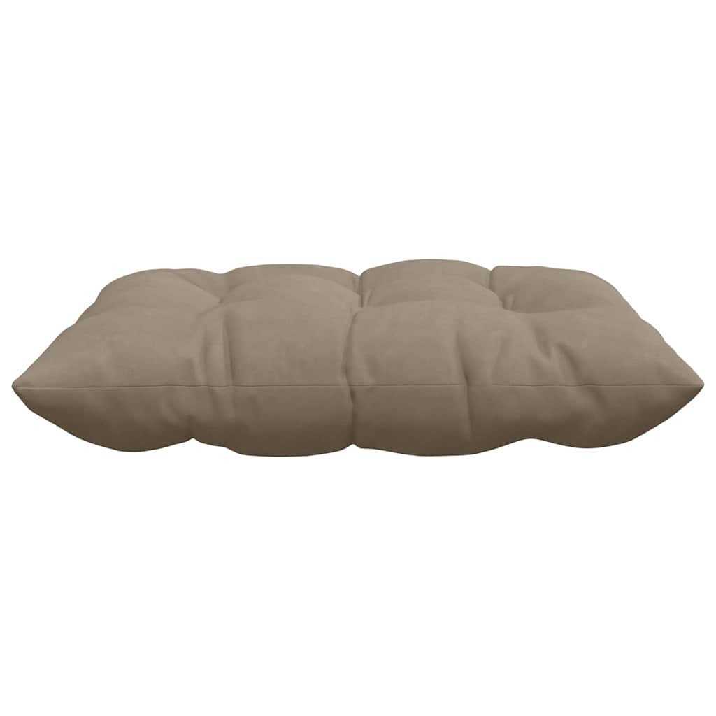 vidaXL Zitkussens 4 pcs Taupe 40 x 40 x 6 cm Microfibre