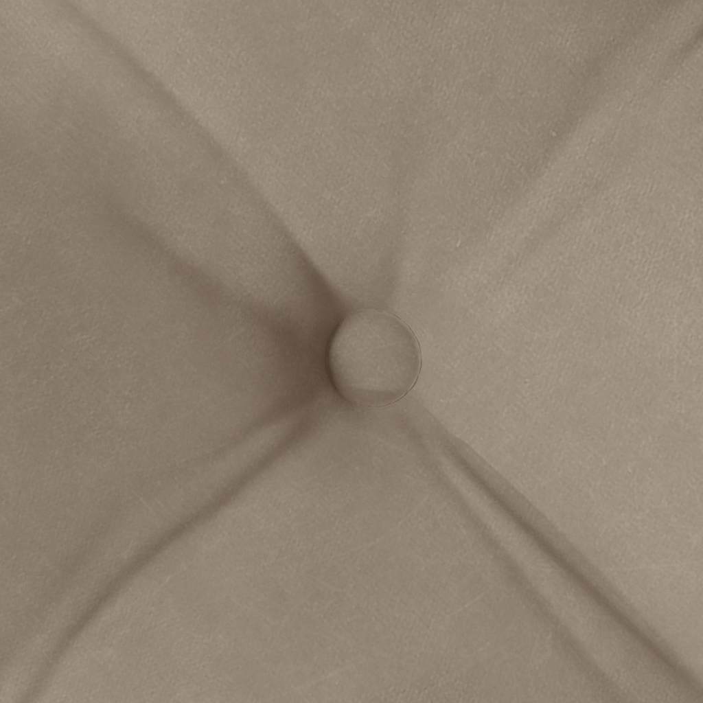 vidaXL Zitkussens 4 pcs Taupe 40 x 40 x 6 cm Microfibre