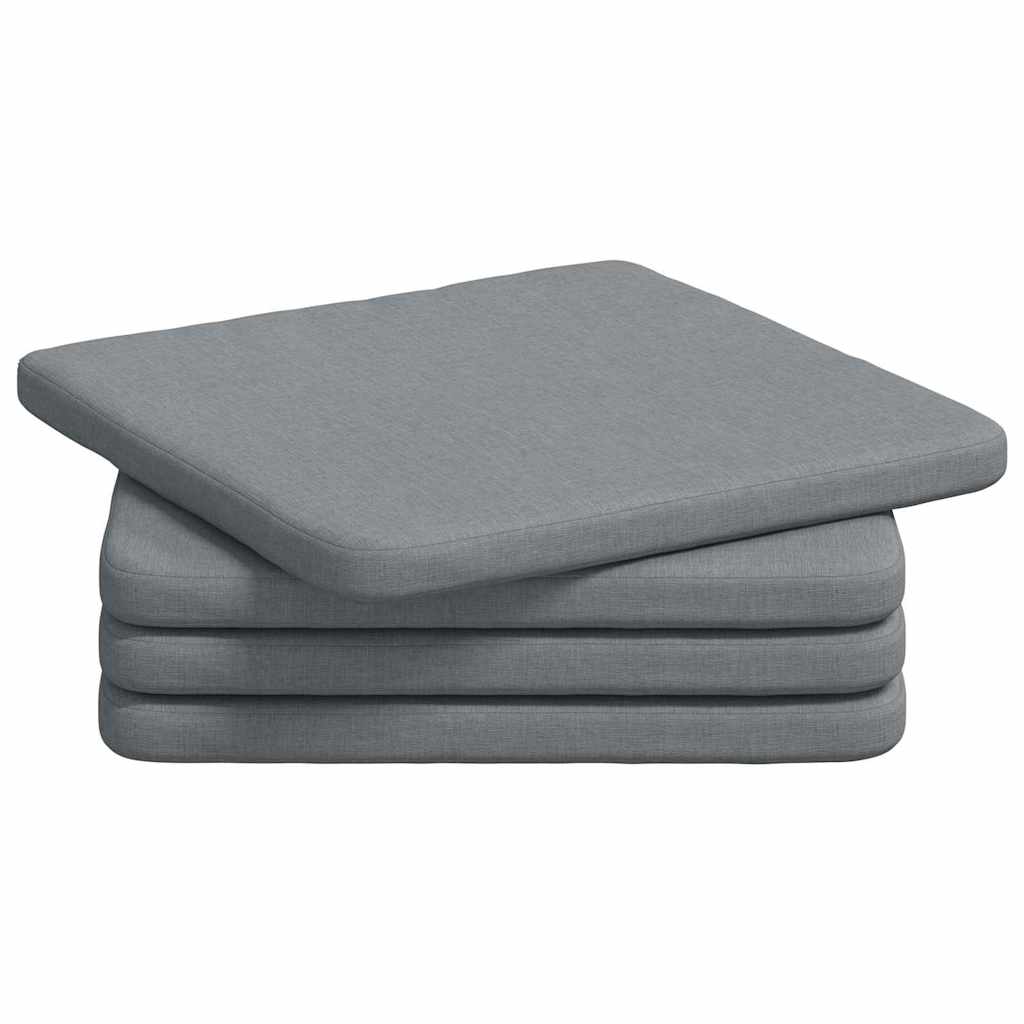 vidaXL Zitkussens 4 pcs Roze 40 x 40 x 3 cm Stof