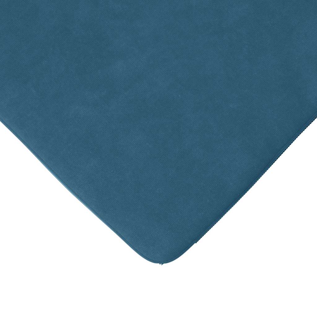 vidaXL Zitkussens 4 pcs Blauw 40 x 40 x 3 cm Fluweel