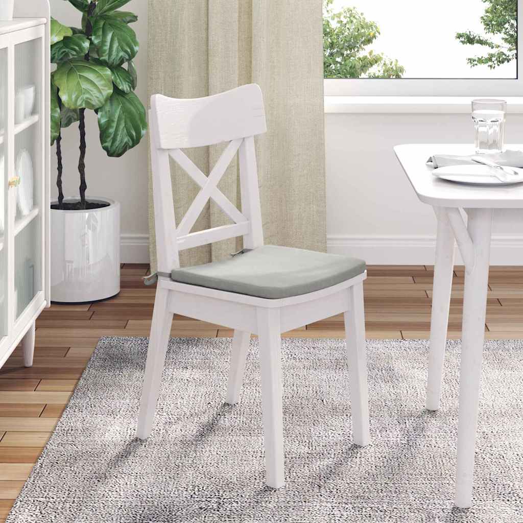 vidaXL Zitkussens 4 pcs Taupe 40 x 40 x 3 cm Microvezel Stof