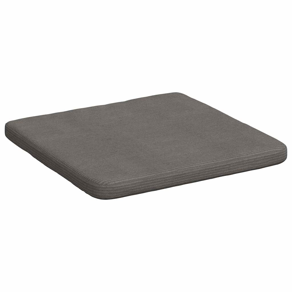 vidaXL Zitkussens 4 pcs Lichtgrijs 40 x 40 x 3 cm Katoen Stof