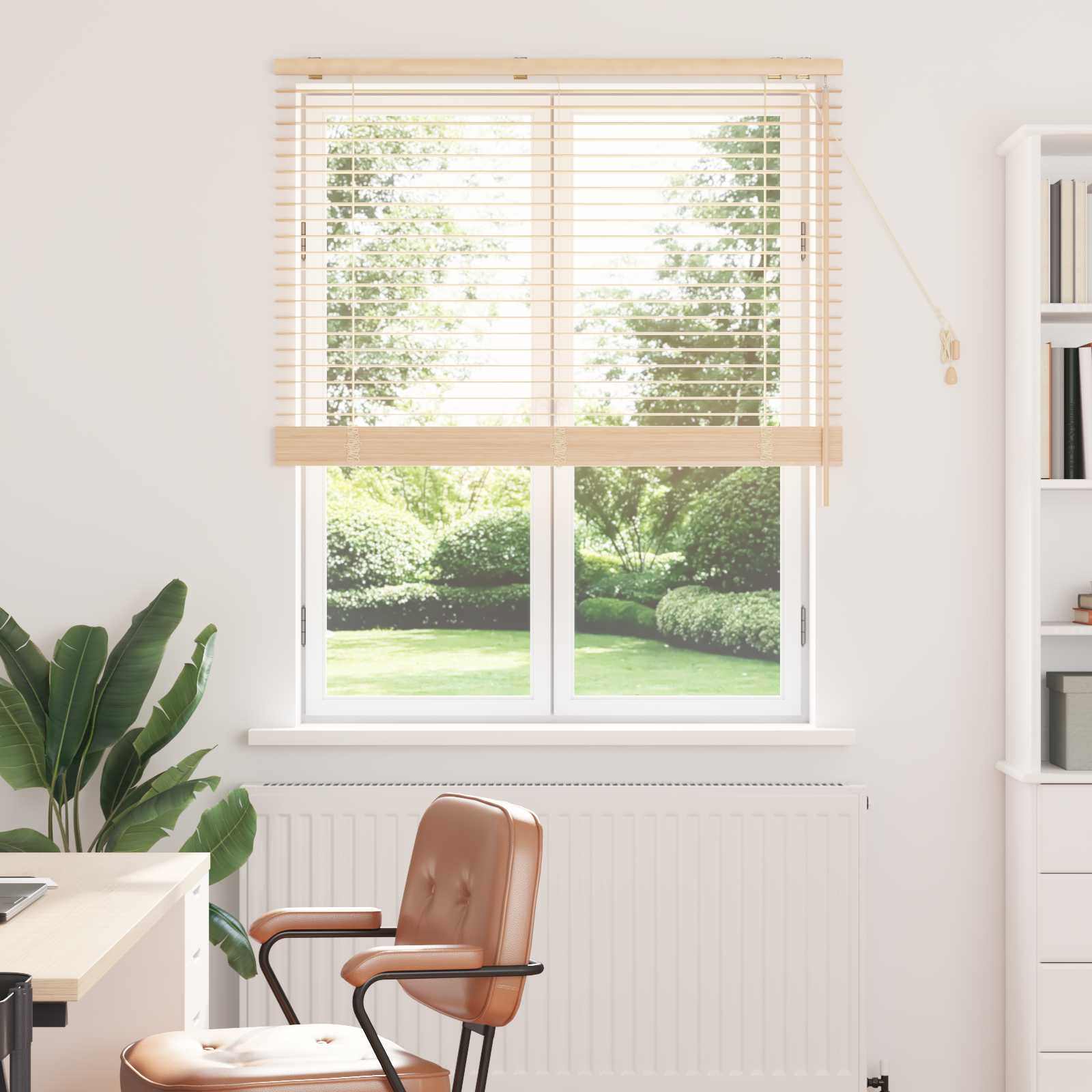 vidaXL Jaloezie Eiken Look 40 x 130 cm 35 mm Massief Paulowniahout