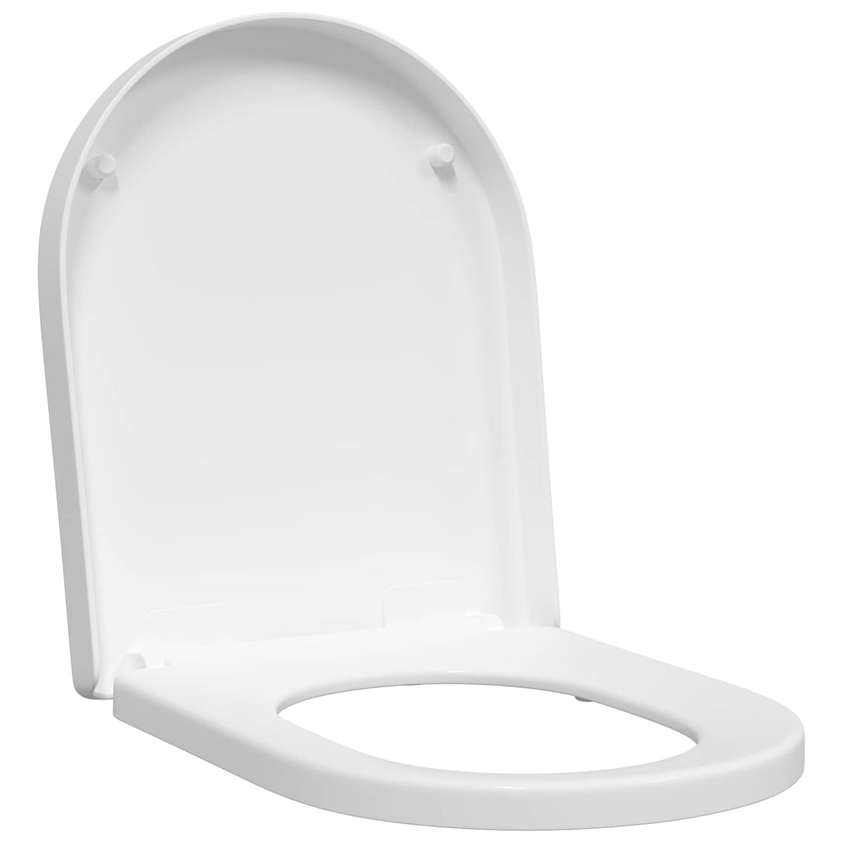 vidaXL Toiletzitting Wit 48 x 36.5 x 4.5 cm Polypropyleen
