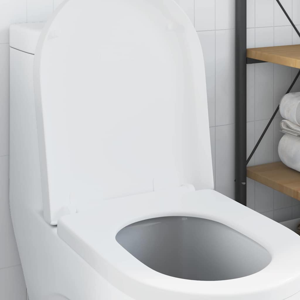 vidaXL Toiletzitting Wit 48 x 36.5 x 4.5 cm Polypropyleen