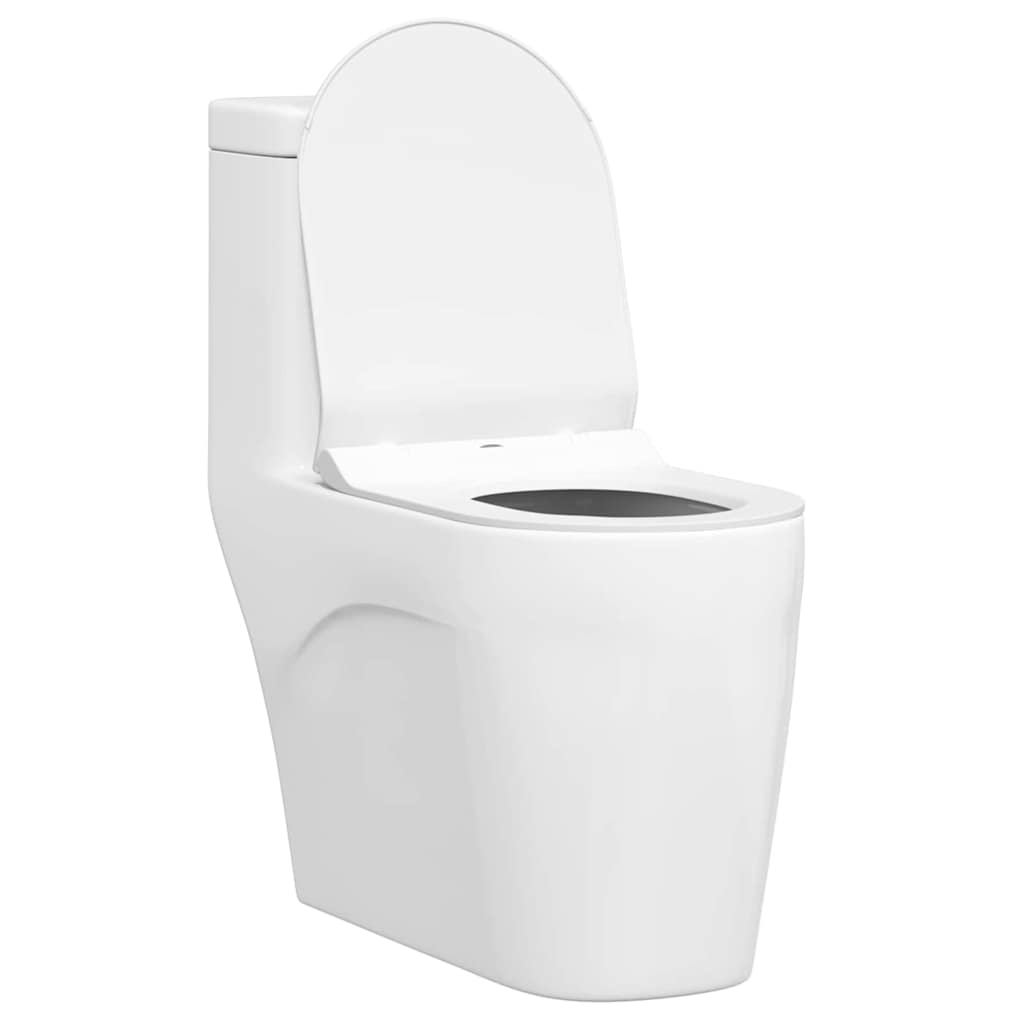 vidaXL Toiletzitting Wit 48.5 x 36 x 5 cm Polypropyleen