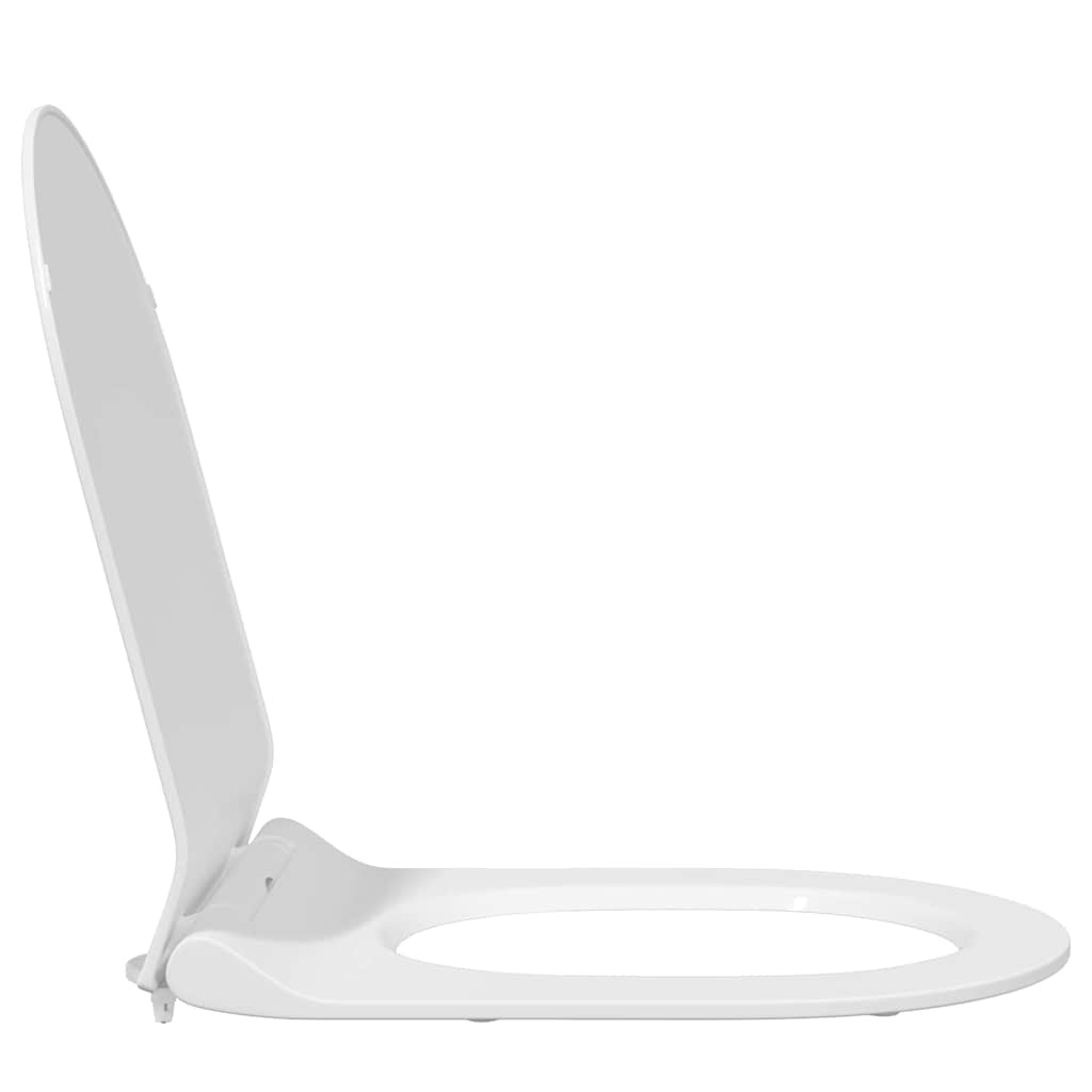 vidaXL Toiletzitting Wit 48.5 x 36 x 5 cm Polypropyleen