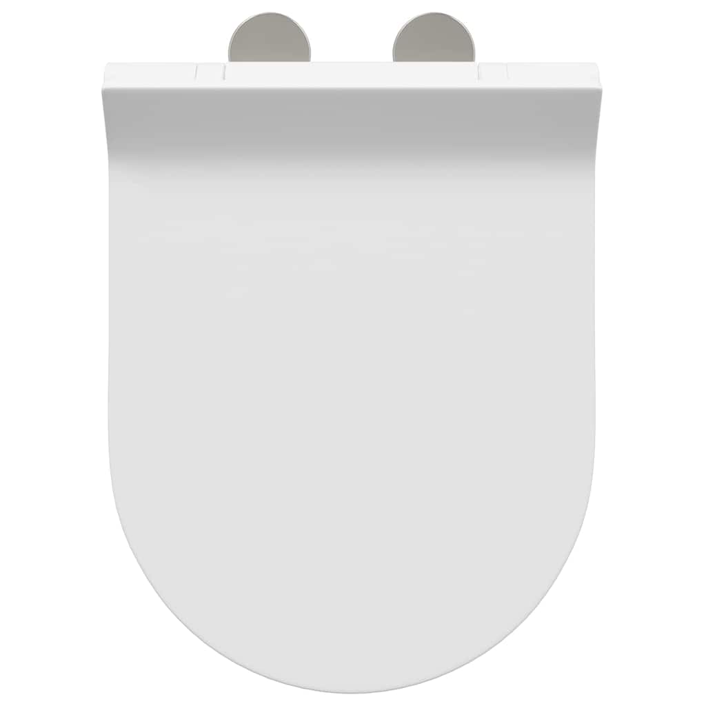vidaXL Toiletzitting Wit 48.5 x 36 x 5 cm Polypropyleen