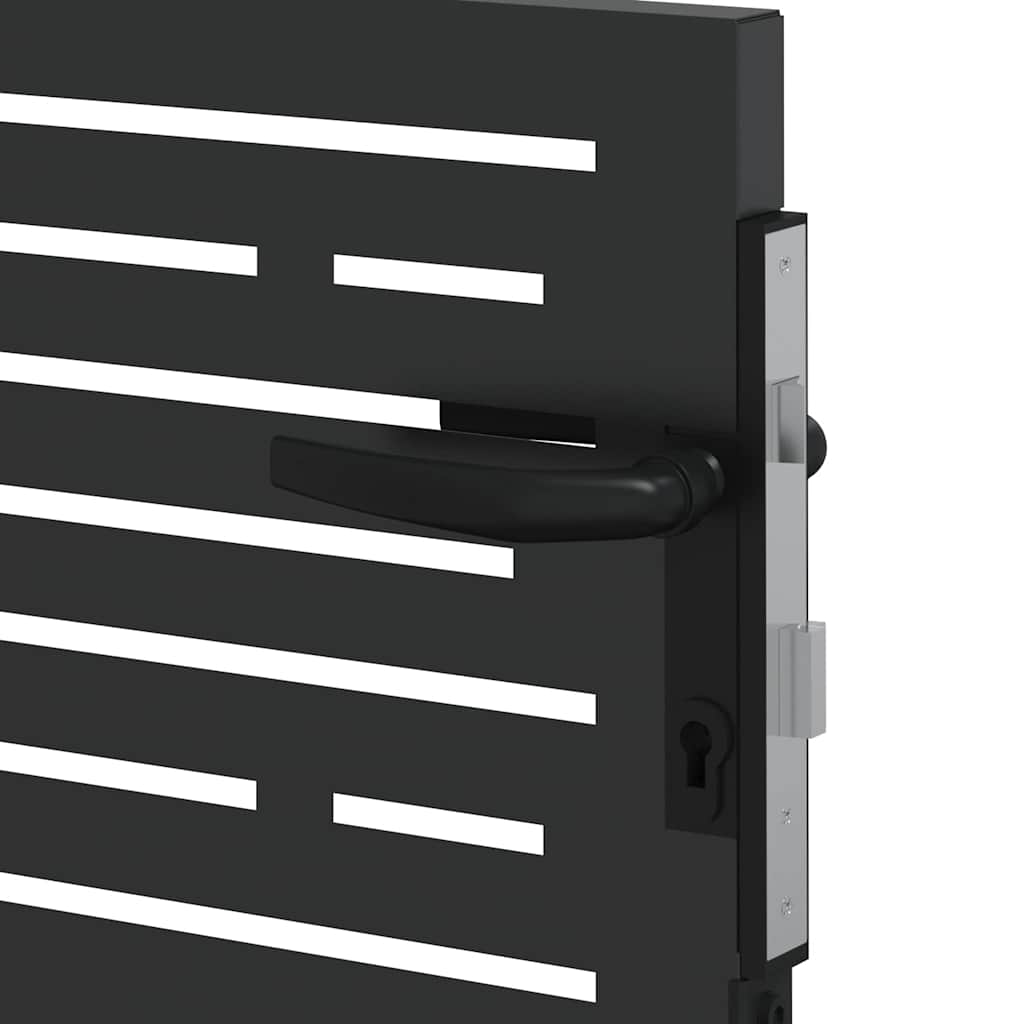vidaXL Poort 105x105 cm vierkant cortenstaal