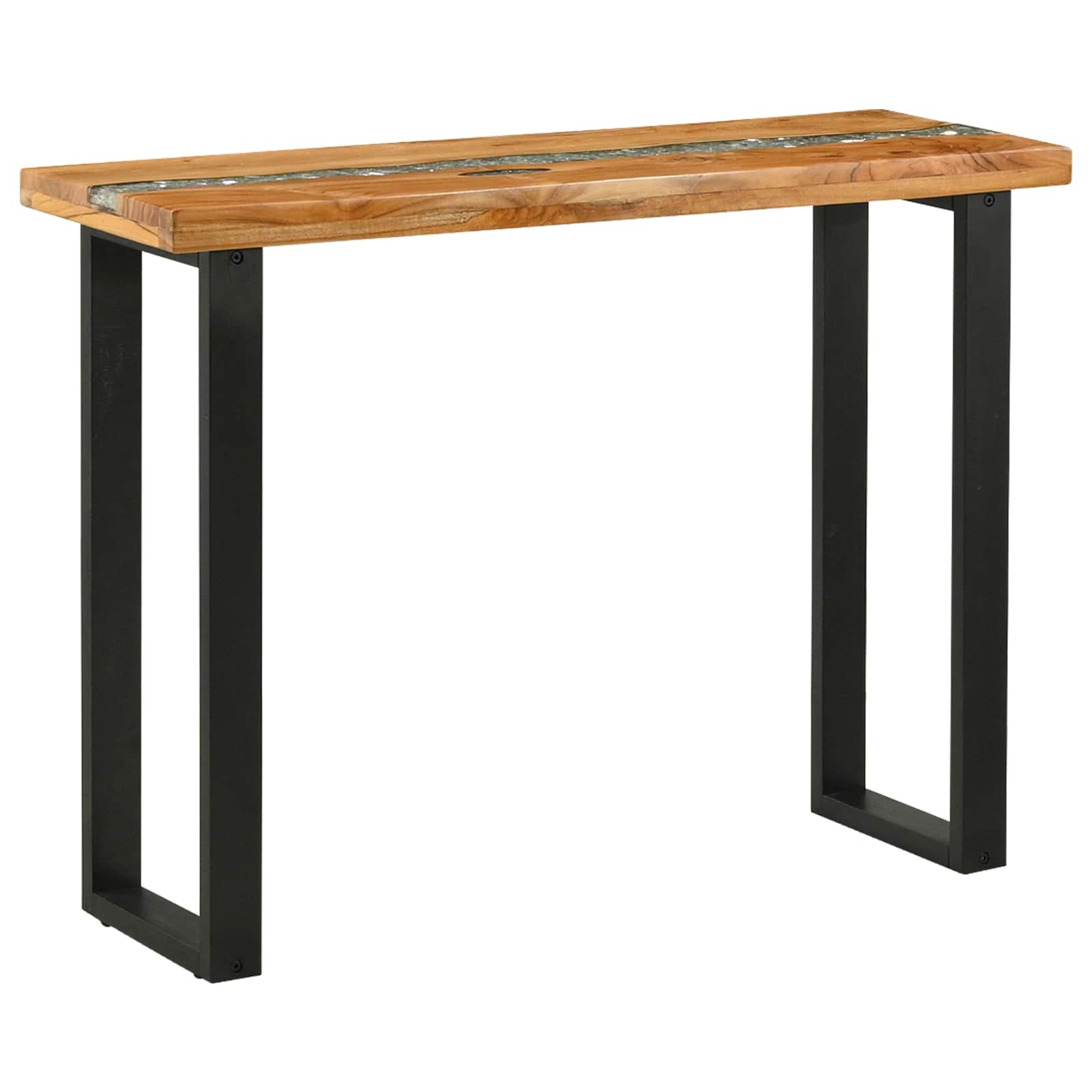 vidaXL Consoletafel Bruin 100 x 35 x 75 cm Massief Teakhout