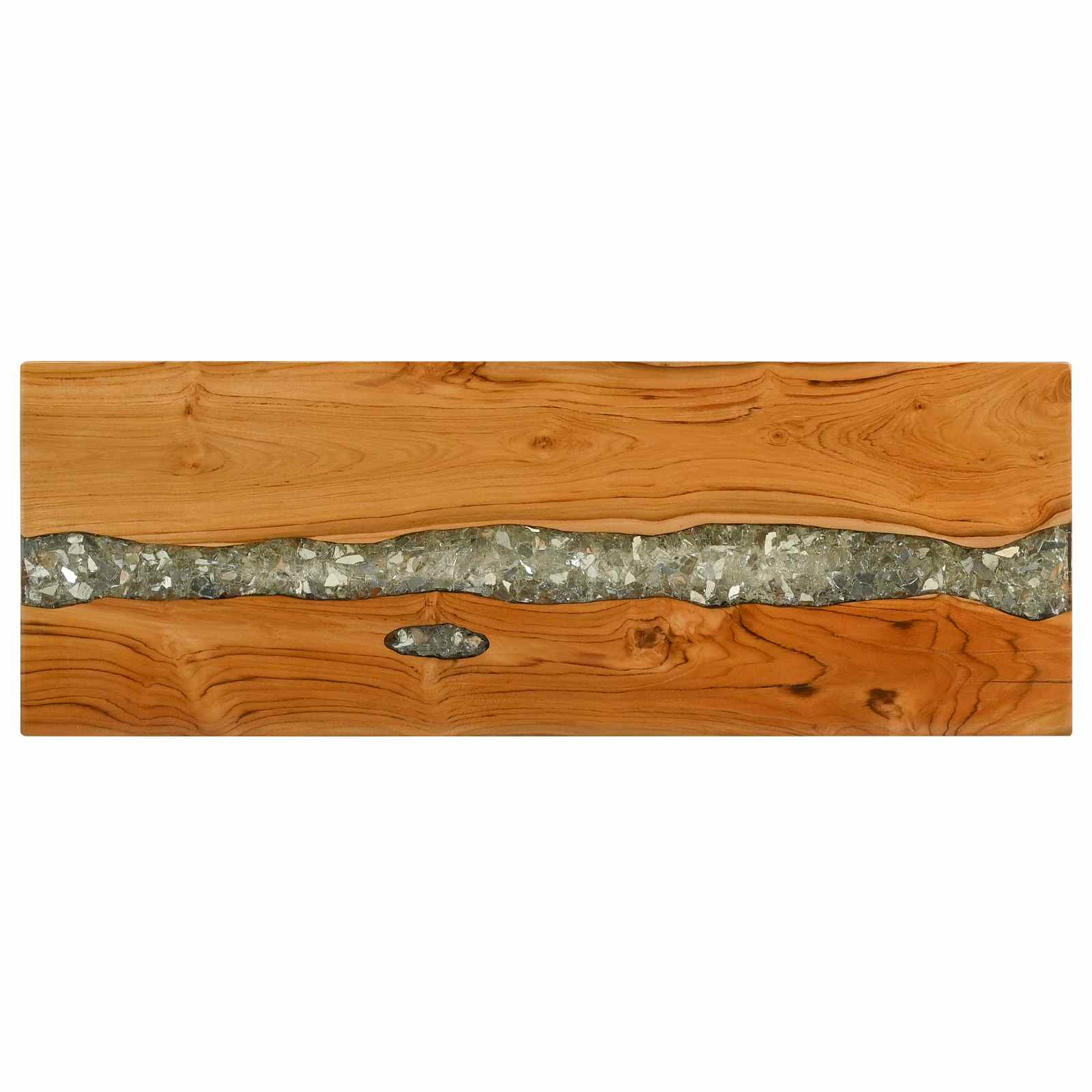 vidaXL Consoletafel Bruin 100 x 35 x 75 cm Massief Teakhout