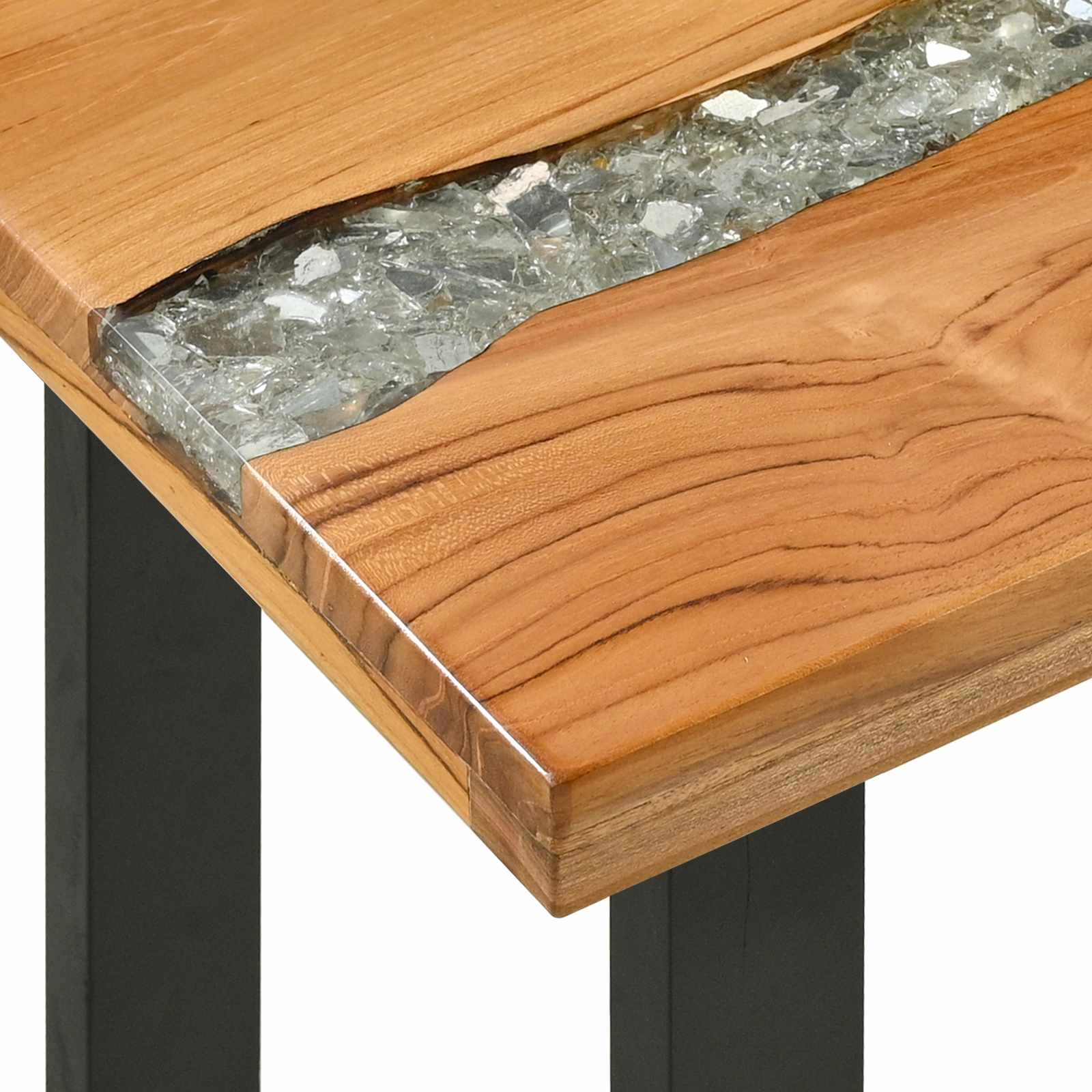 vidaXL Consoletafel Bruin 100 x 35 x 75 cm Massief Teakhout
