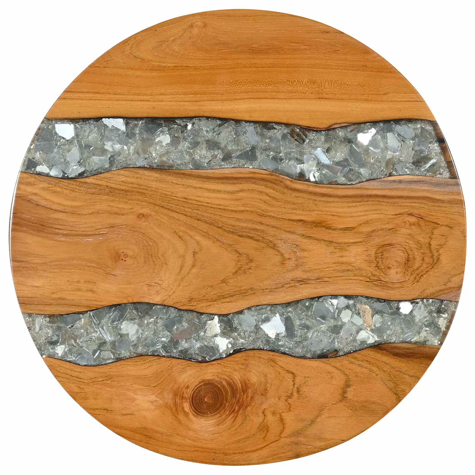 vidaXL Salontafel Bruin 40 x 40 x 45 cm Massief Teakhout