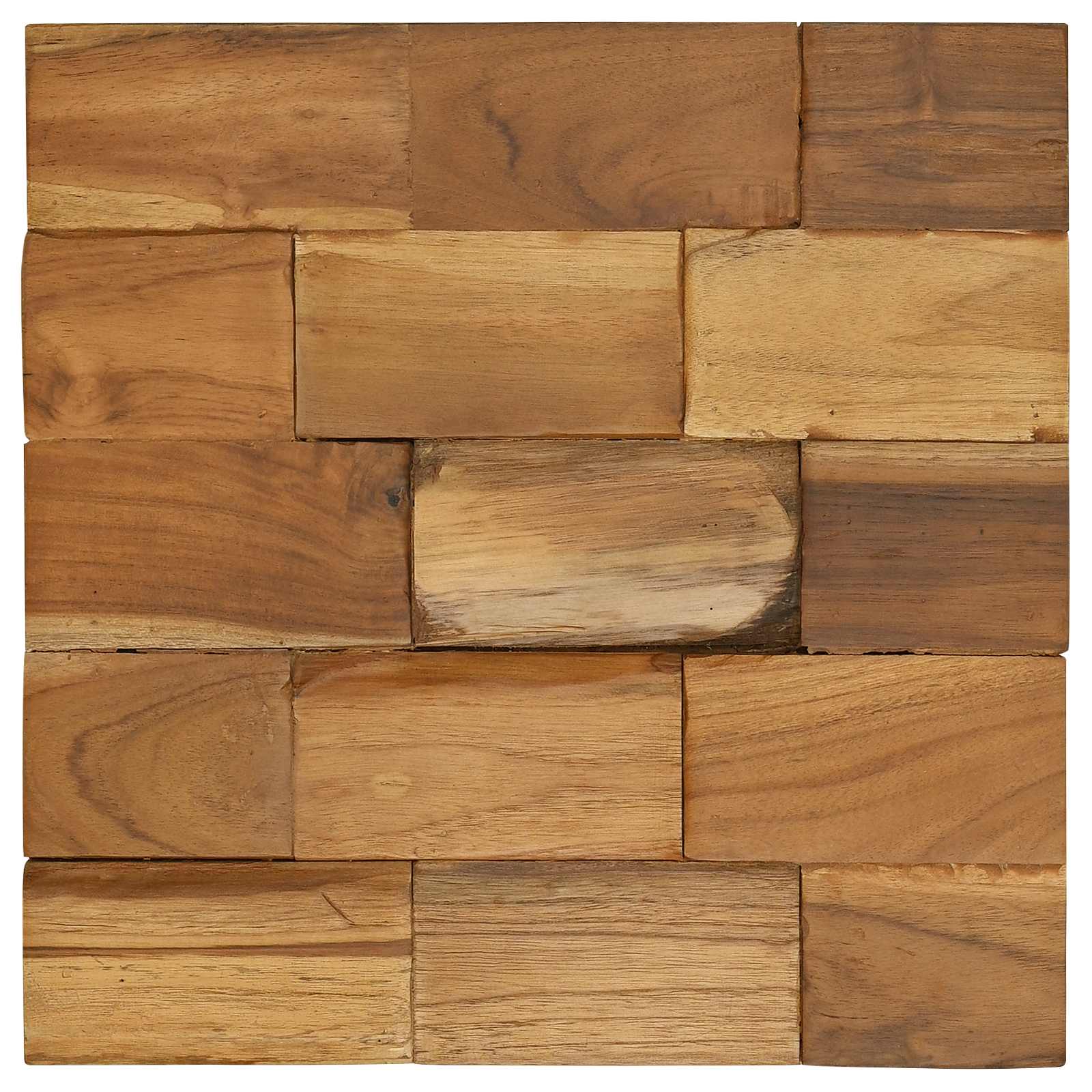 vidaXL Opbergkruk Bruin 40 x 40 x 45 cm Massief Teakhout